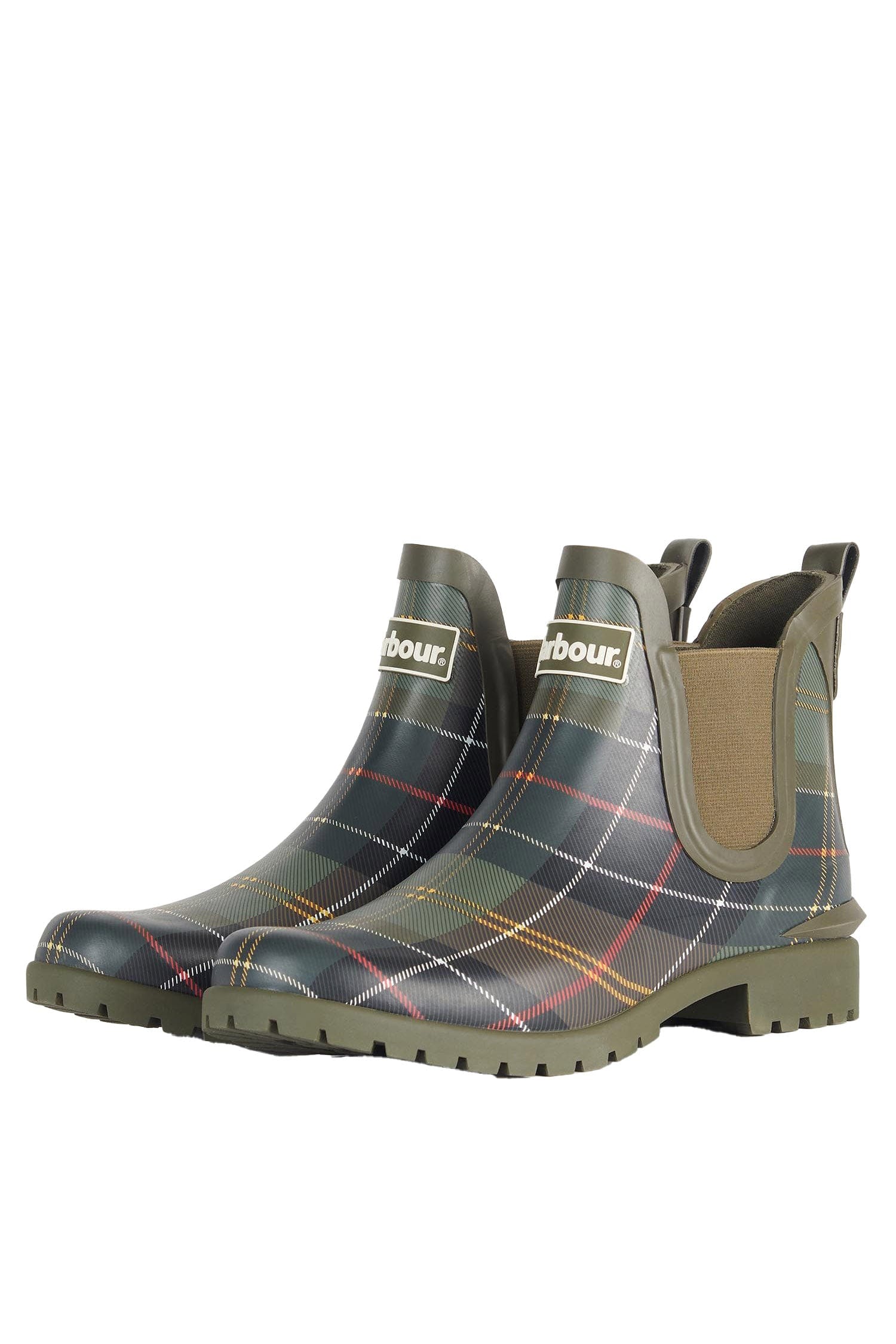 Barbour Wilton Short Wellies - Classic Tartan