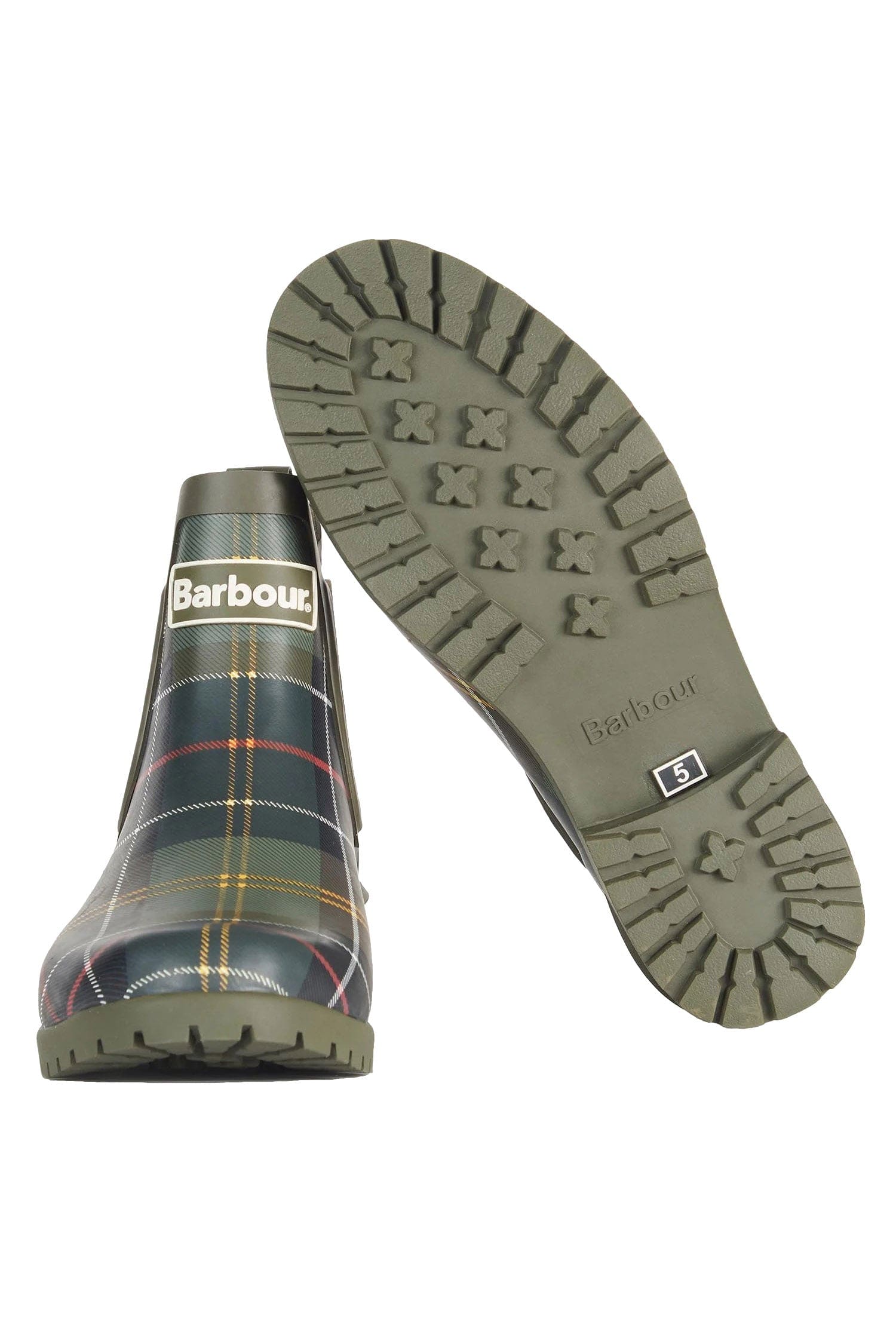 Barbour Wilton Short Wellies - Classic Tartan