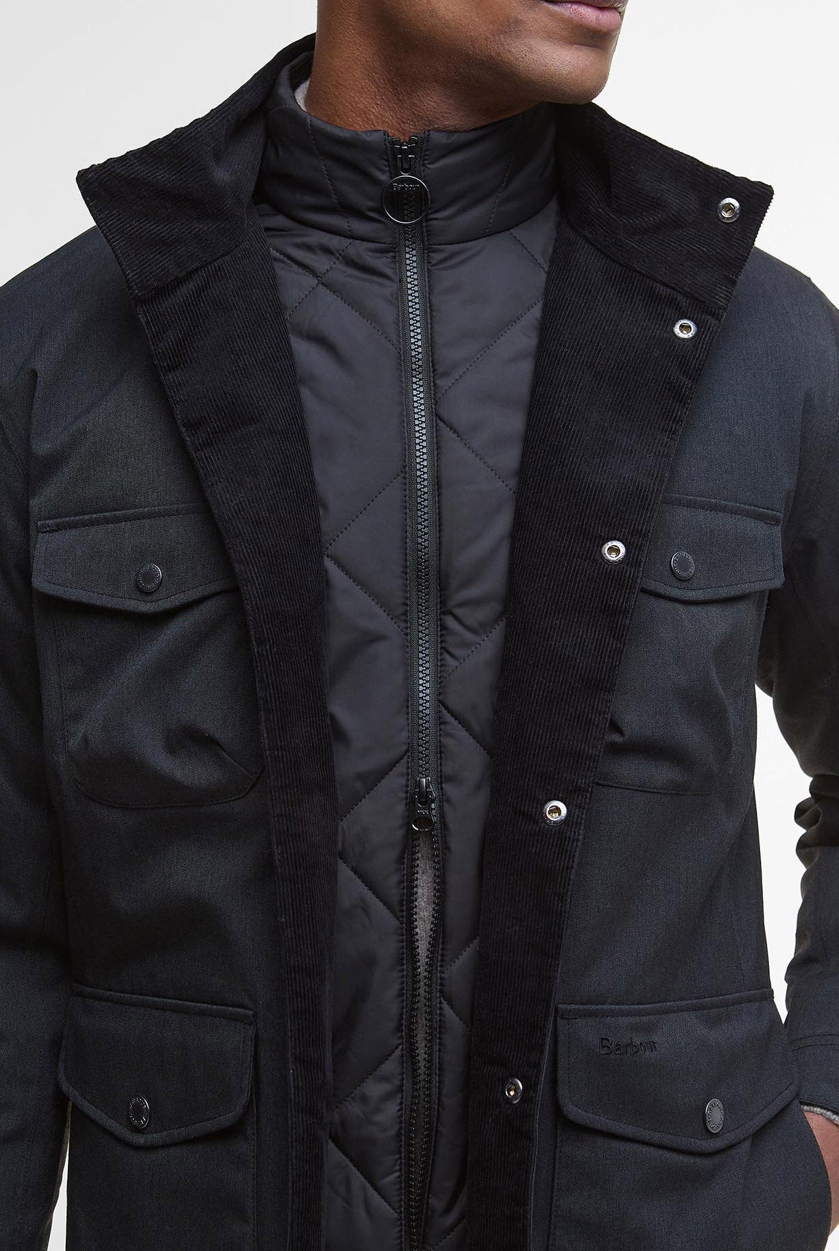 Barbour Winter Ogston Waterproof Jacket - Black