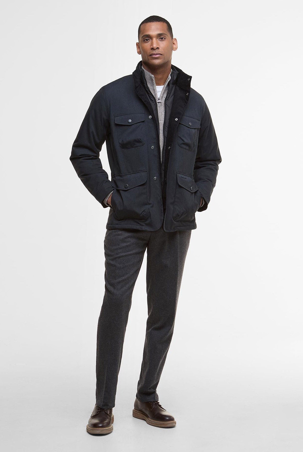 Barbour Winter Ogston Waterproof Jacket - Black