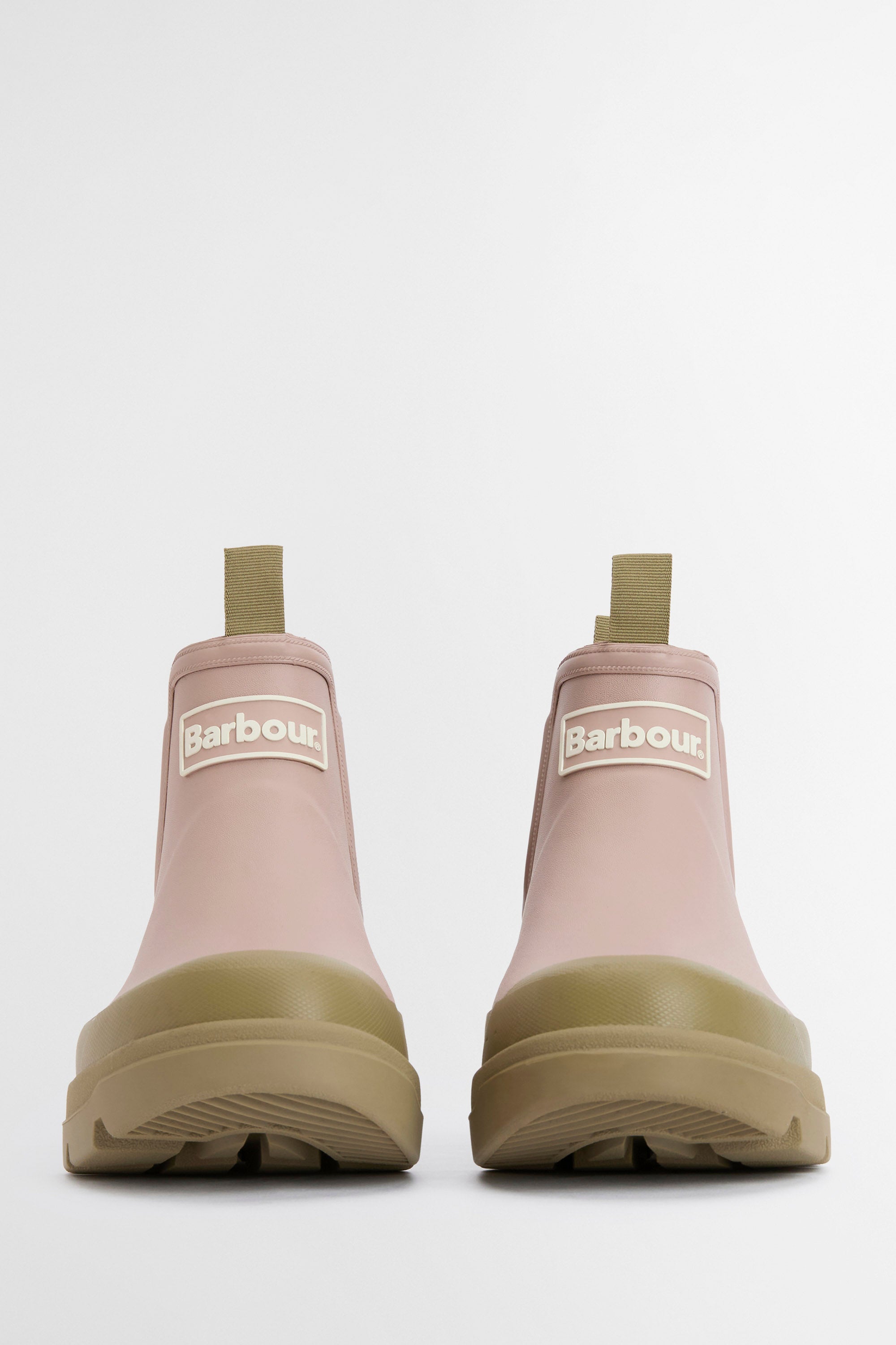 Barbour Womens Nimbus Chelsea Wellington Boots - Gardenia Pink/Bleached Olive