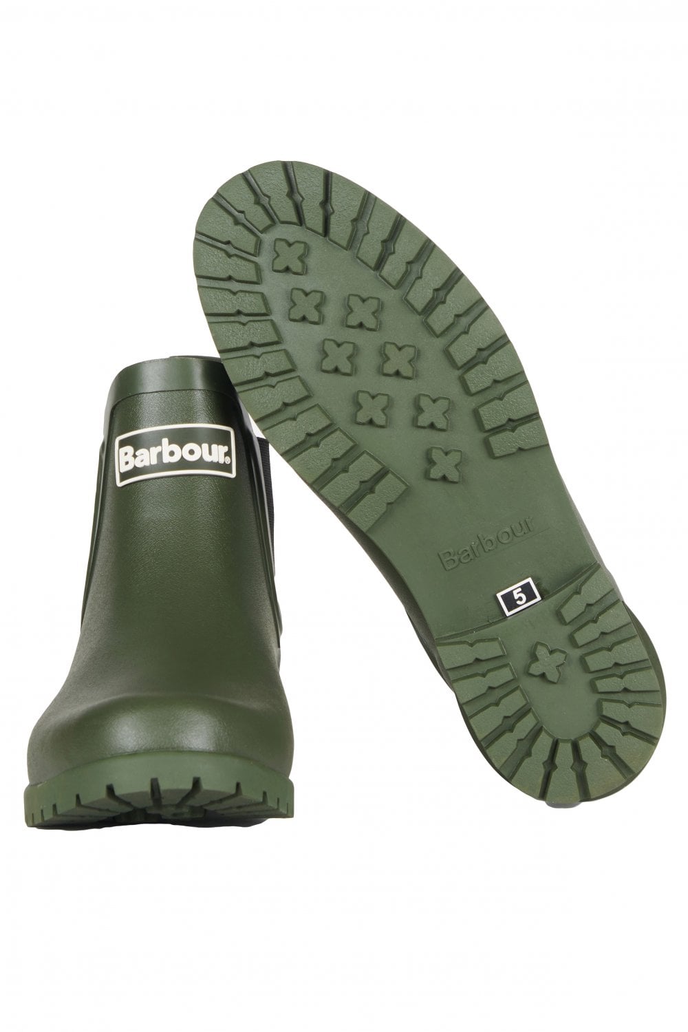 Barbour Womens Wilton Wellington Boots - Olive
