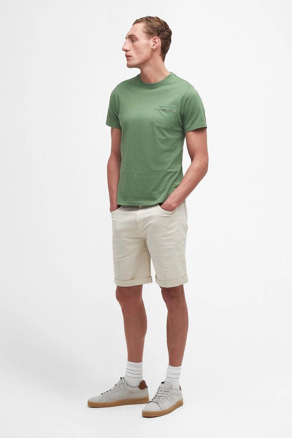 Barbour Woodchurch T-Shirt - Pea Green