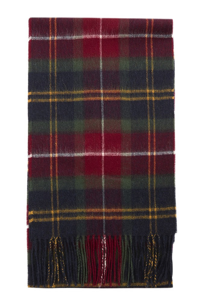 Barbour Wool & Cashmere Scarf - Winterberry Tartan USC0002_TN69_OS