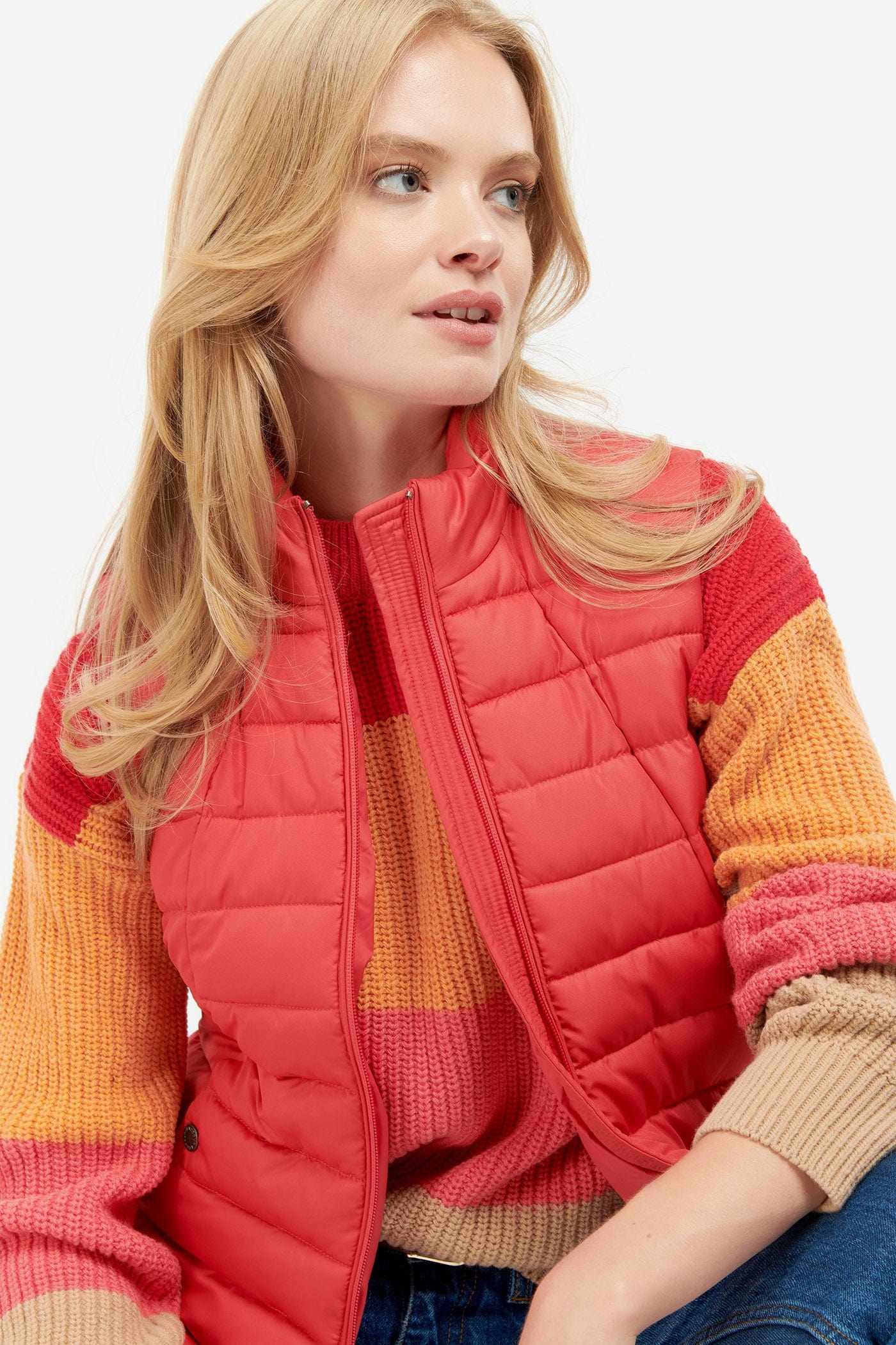 Barbour Yara Gilet - Red Jasper