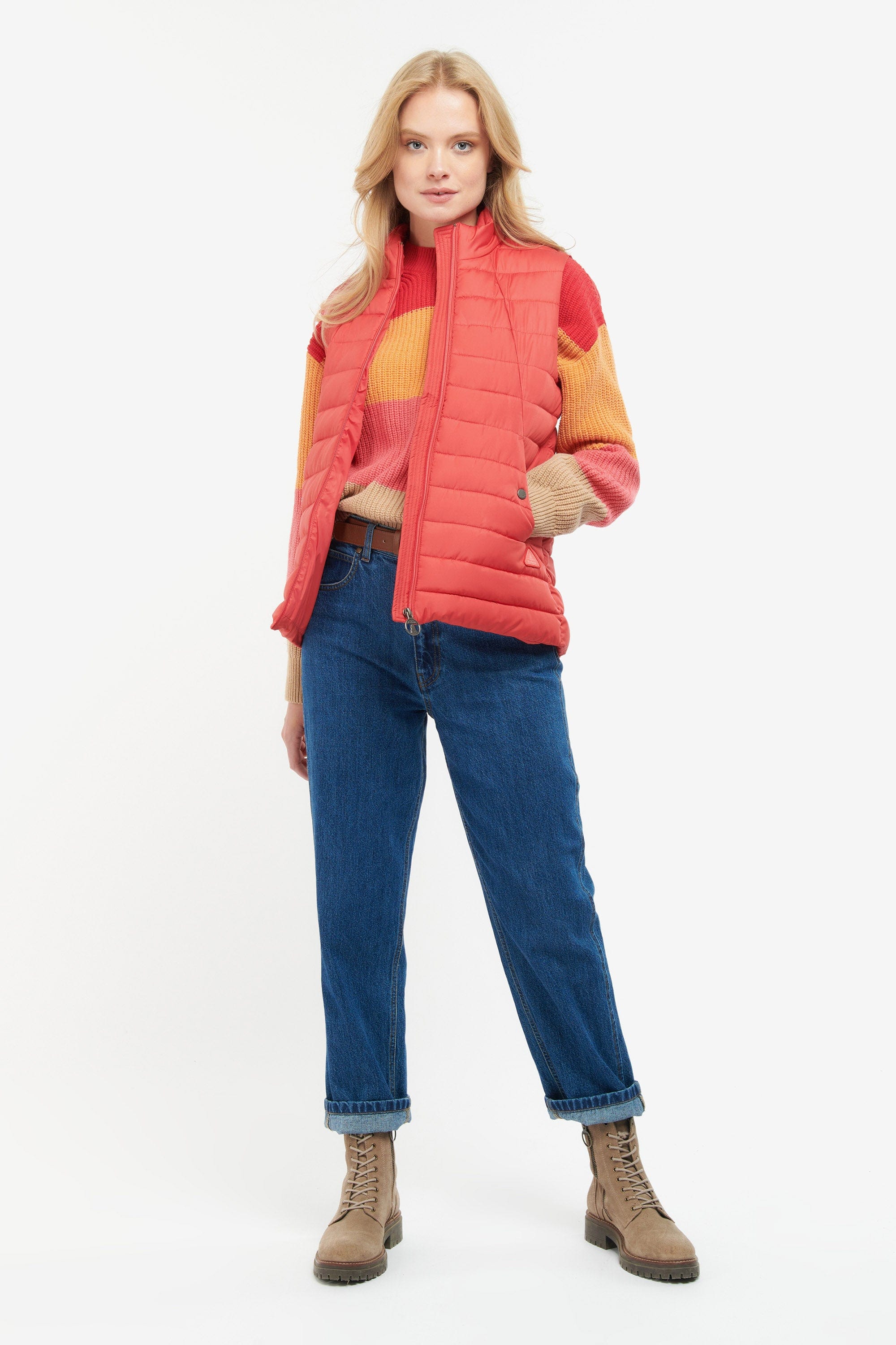 Barbour Yara Gilet - Red Jasper