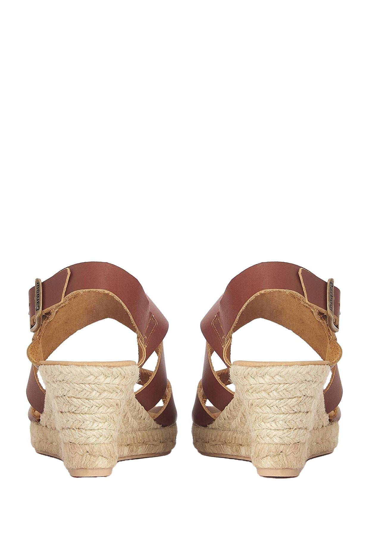 Barbour Yolanda Espadrille Wedges - Tan