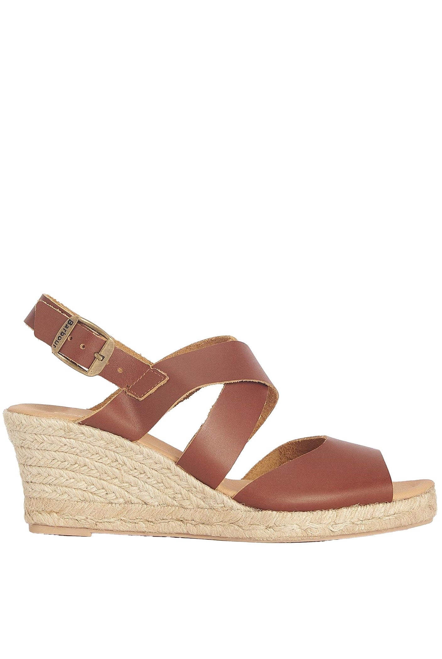 Barbour Yolanda Espadrille Wedges - Tan