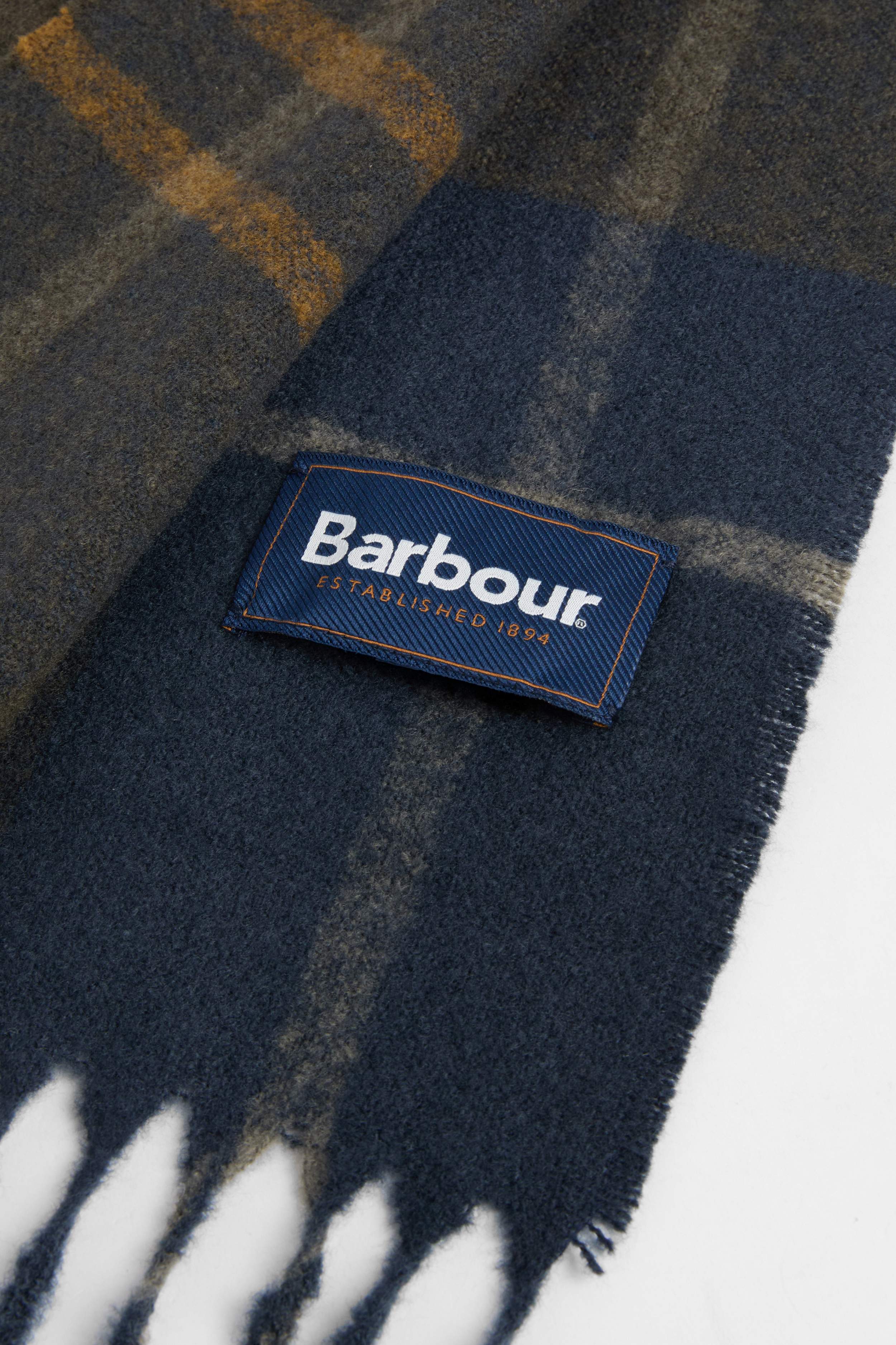 Barbour Yorklane Scarf - Shadow Classic Tartan USC0403_TN43_OS