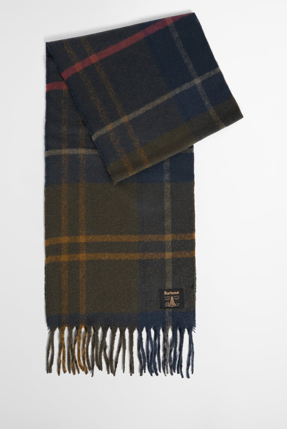 Barbour Yorklane Scarf - Shadow Classic Tartan USC0403_TN43_OS