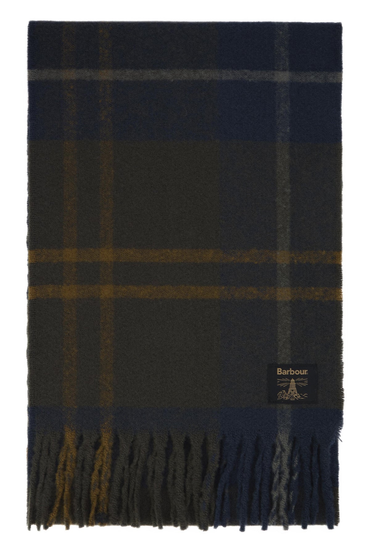 Barbour Yorklane Scarf - Shadow Classic Tartan USC0403_TN43_OS