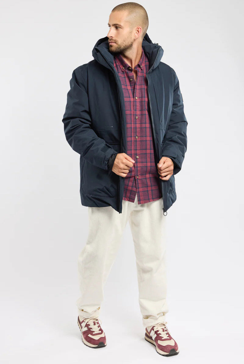 Bermudes Hardwood Waterproof Parka Jacket - Navy