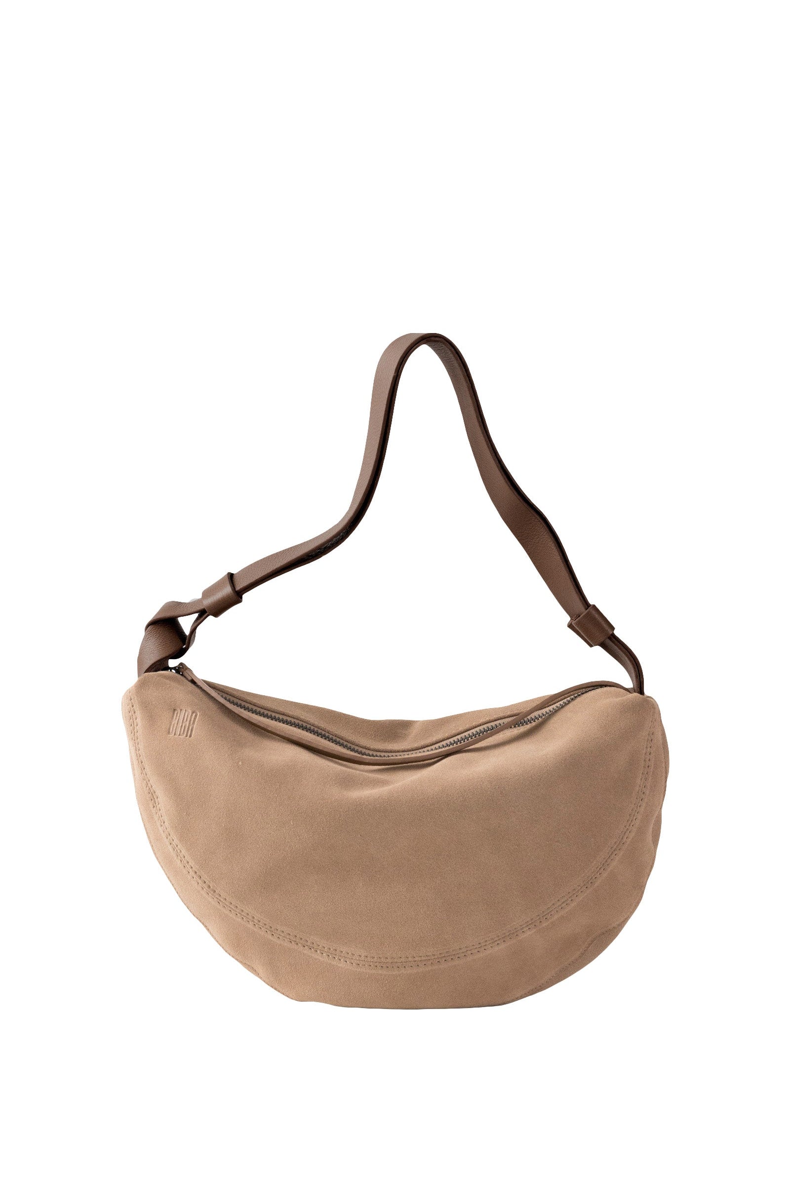 BIBA Beaver Suede Crossbody Bag - Taupe BEV3L_TAUPE_OS