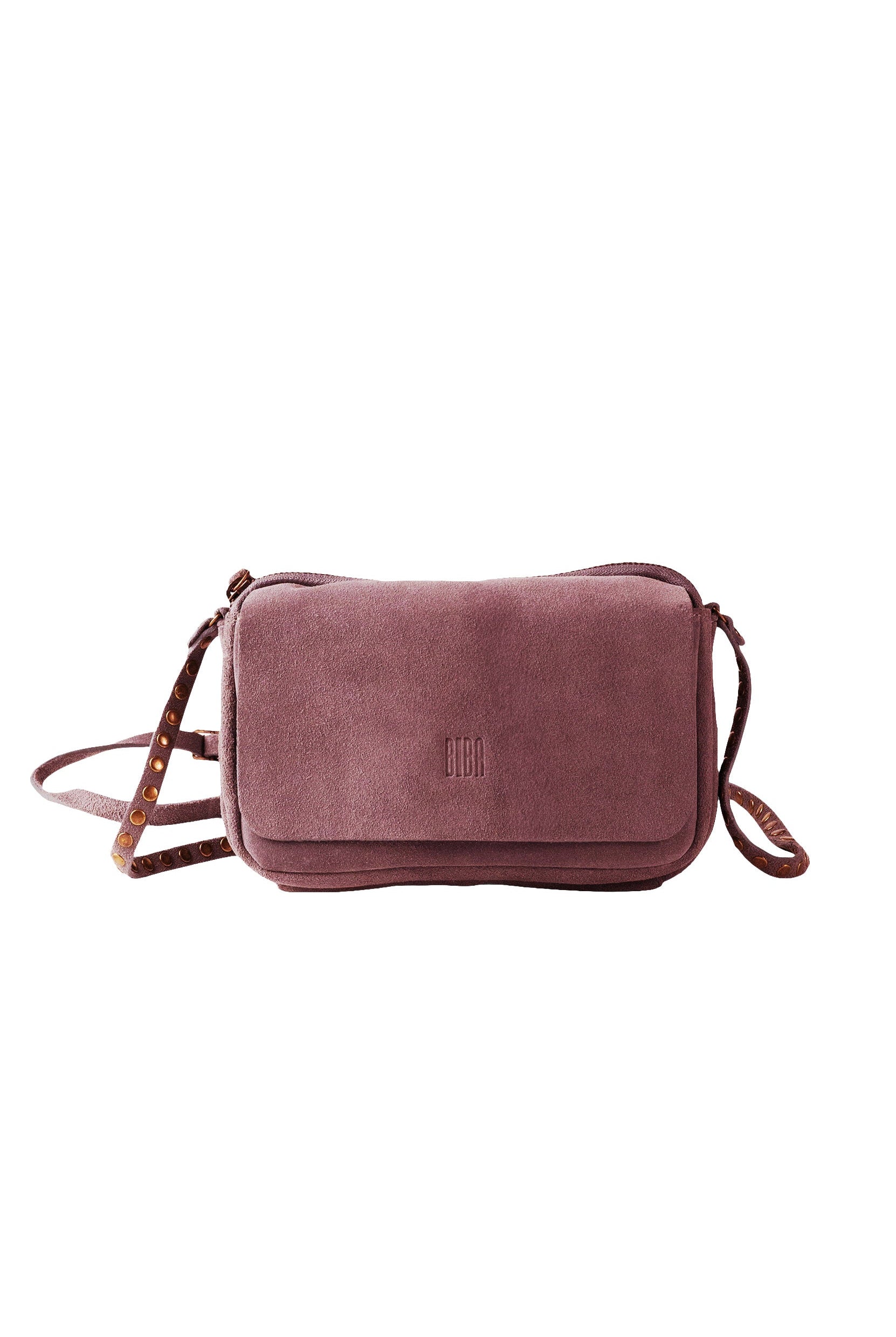 BIBA Bewton Suede Crossbody Bag - Mauve BET12L_MAUVE_OS