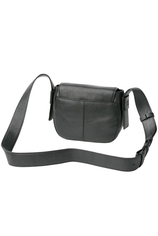 BIBA Blunt Leather Cross Body Bag - Black BLT1L_BLACK_OS