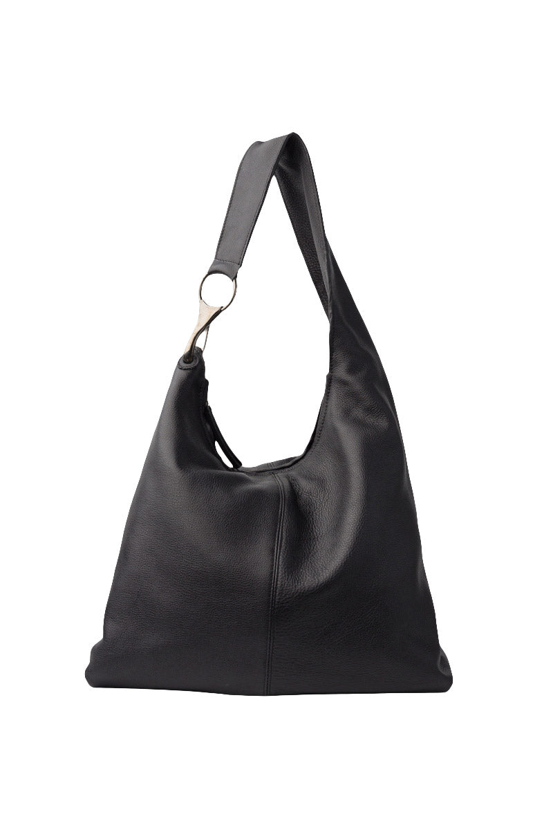 BIBA Jackpot Leather Shoulder Bag - Black JAP1L_BLACK_OS