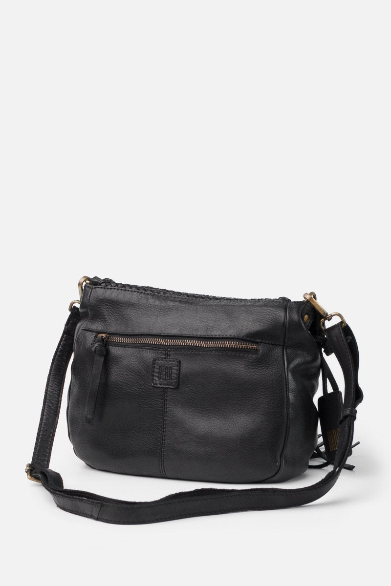 BIBA Varney Fringe Flap Bag - Black VAR1L_BLACK_OS
