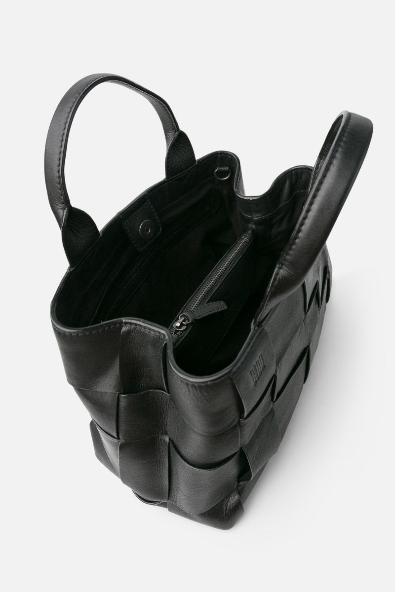 BIBA Wann Leather Removable Strap Crossbody Bag - Black WAN1L_BLACK_OS