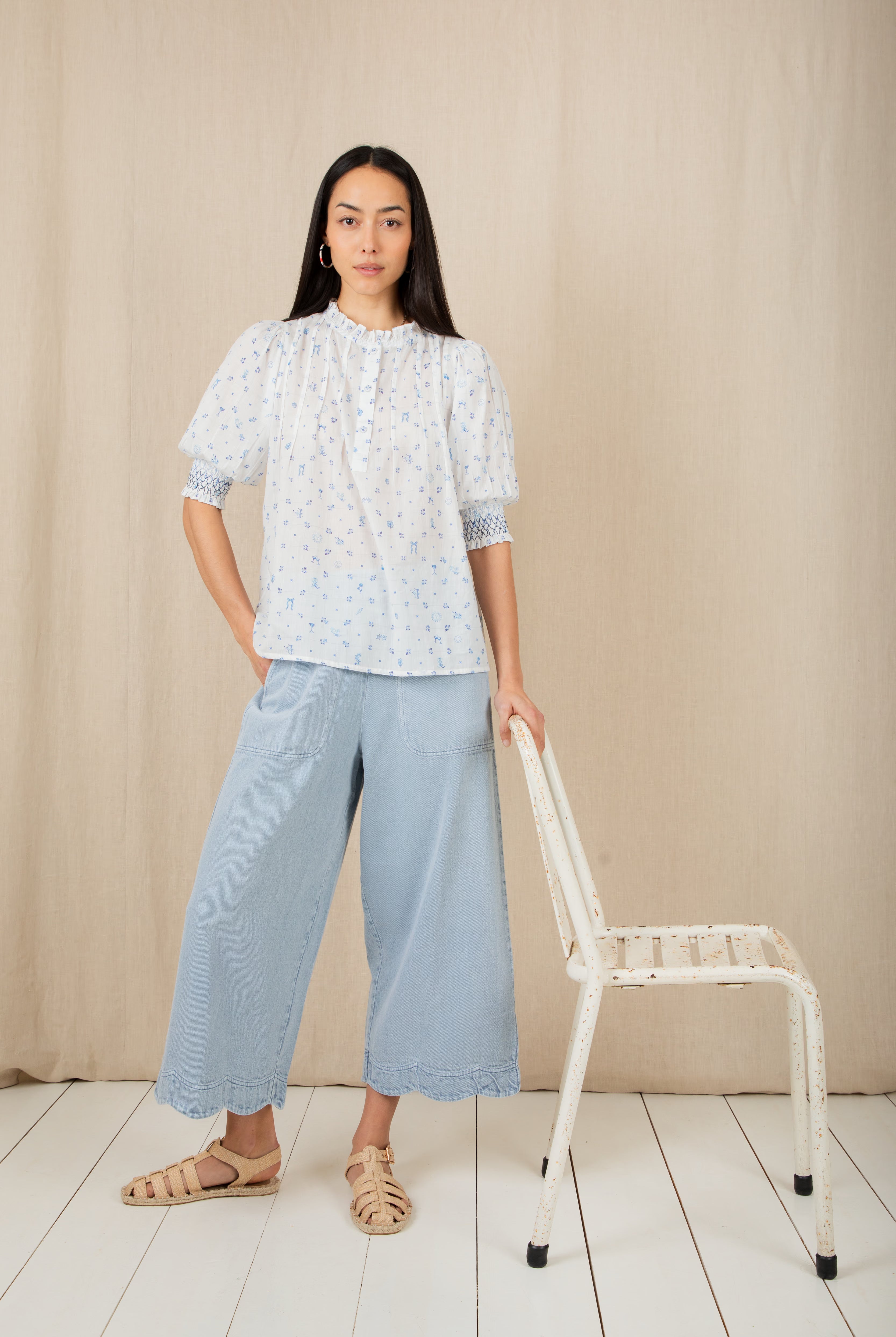 Bonte Aide Trouser - Ice Blue