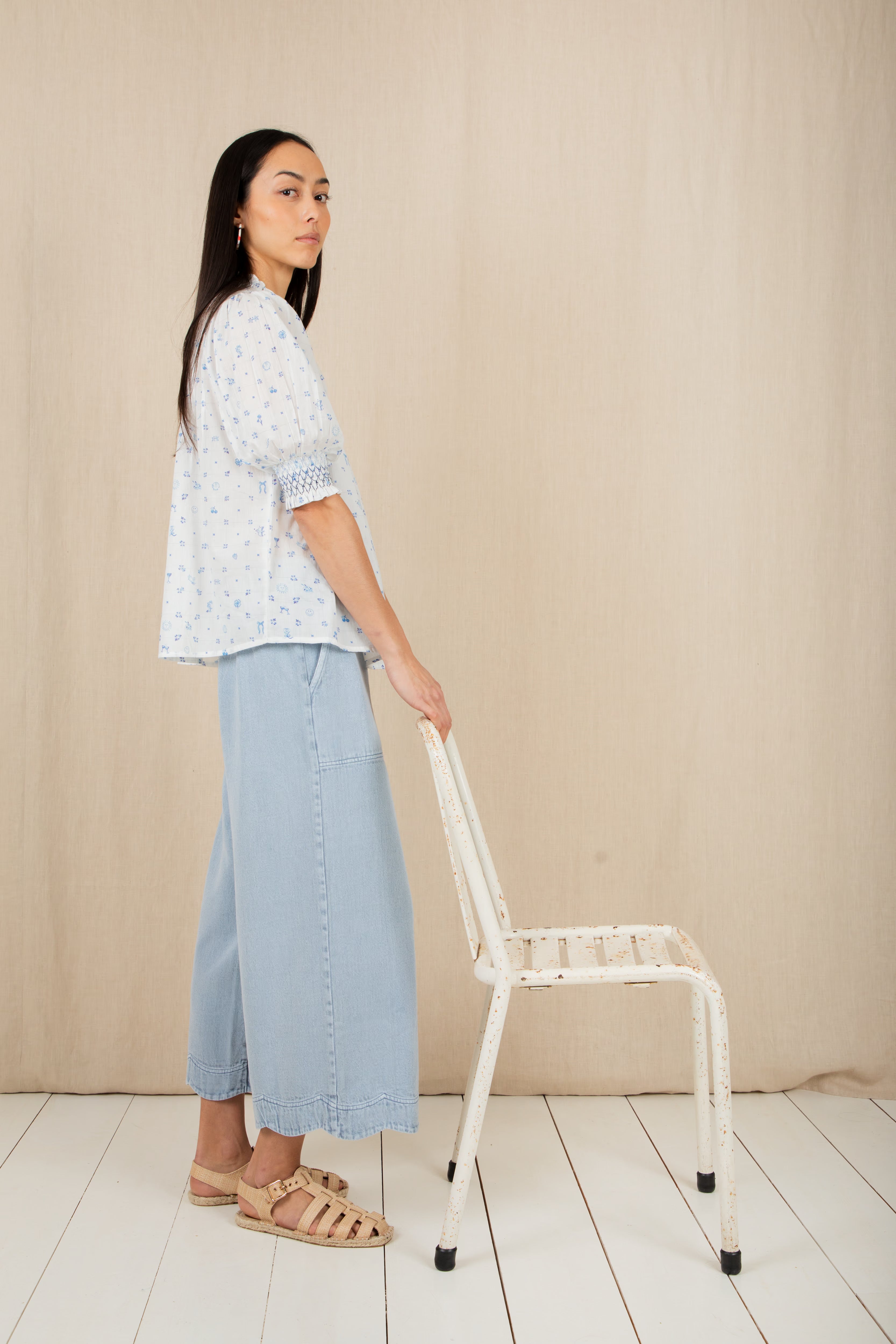Bonte Aide Trouser - Ice Blue