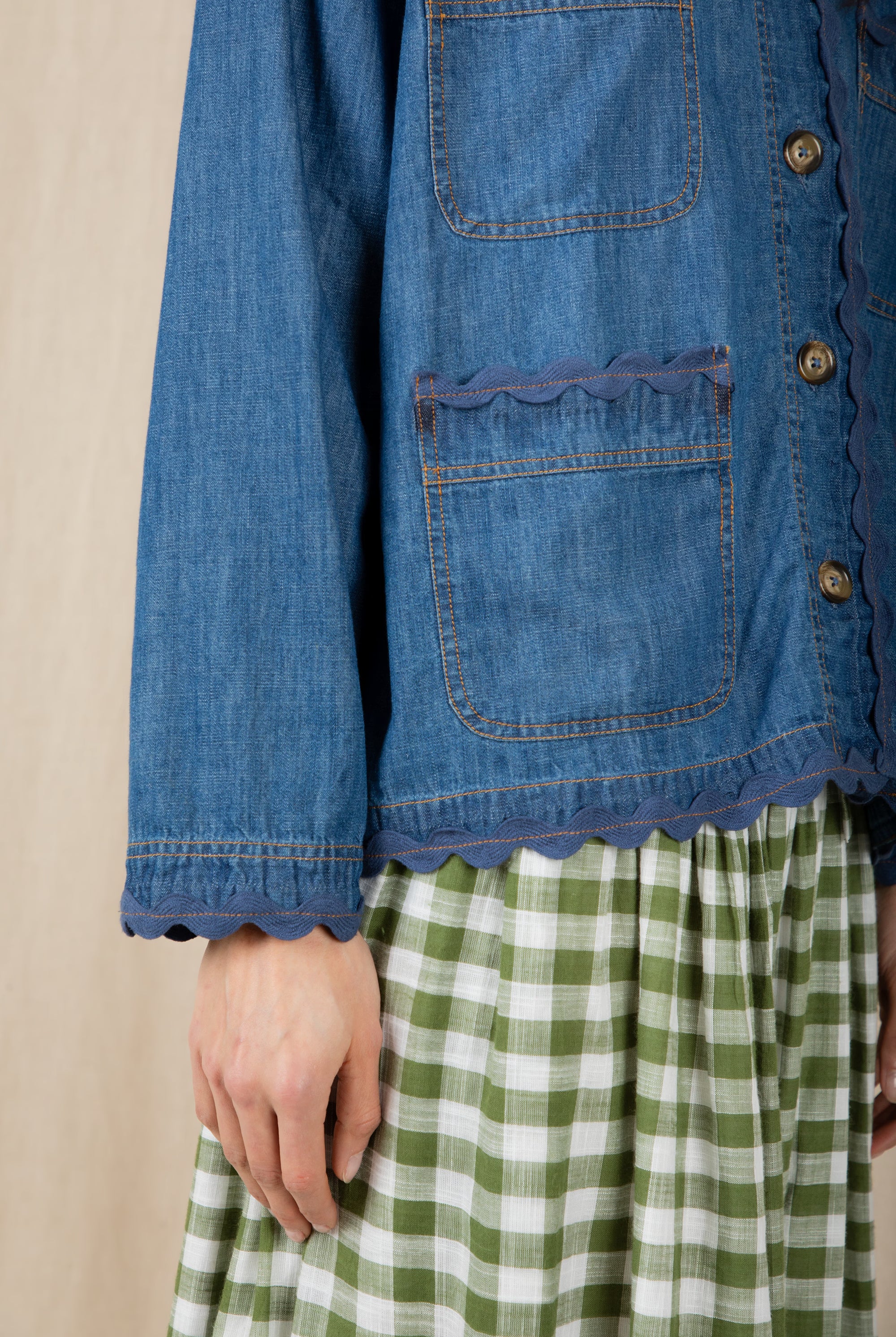 Bonte Florence Jacket - Denim Dark Wash