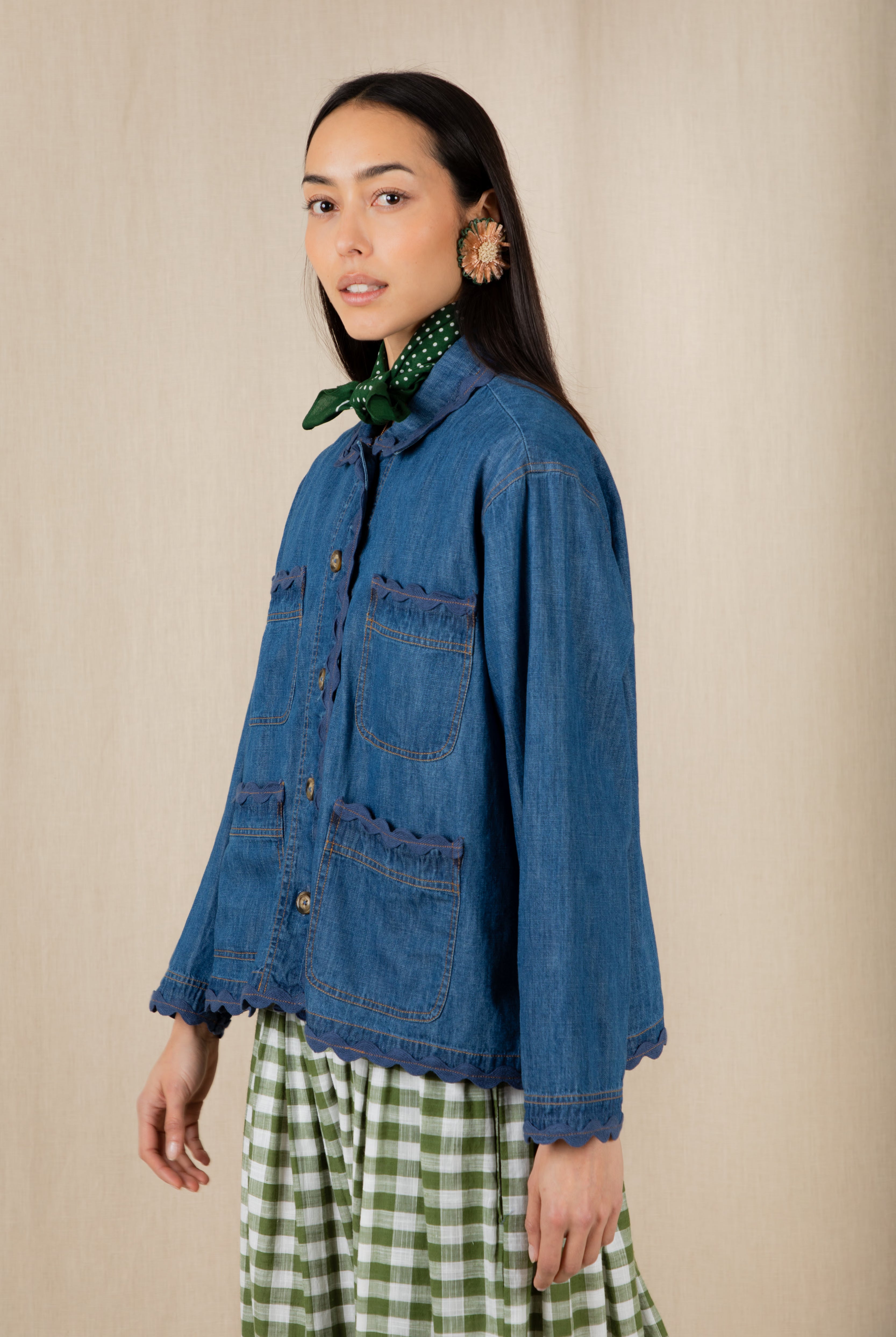 Bonte Florence Jacket - Denim Dark Wash