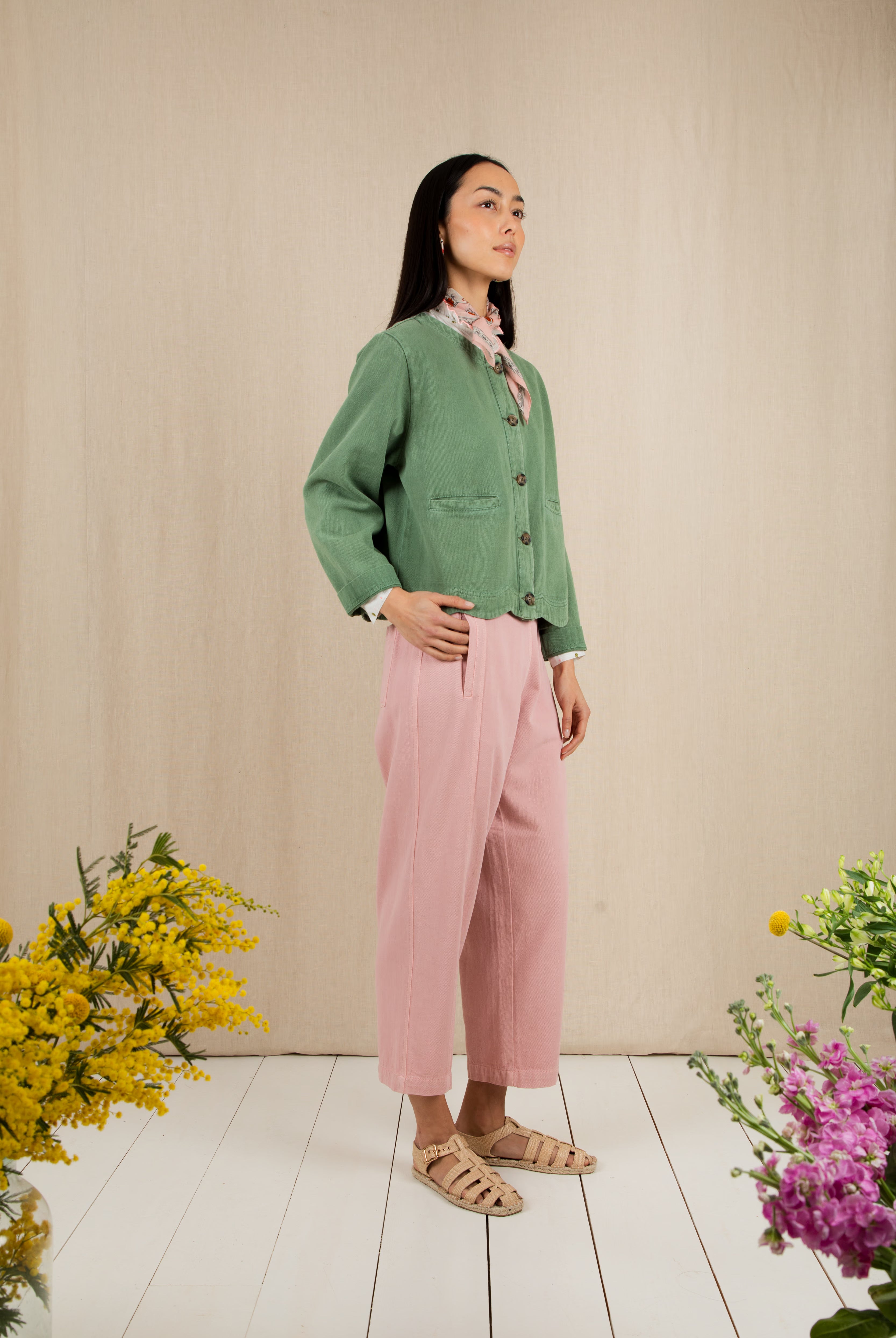 Bonte Marie Jacket - Fern