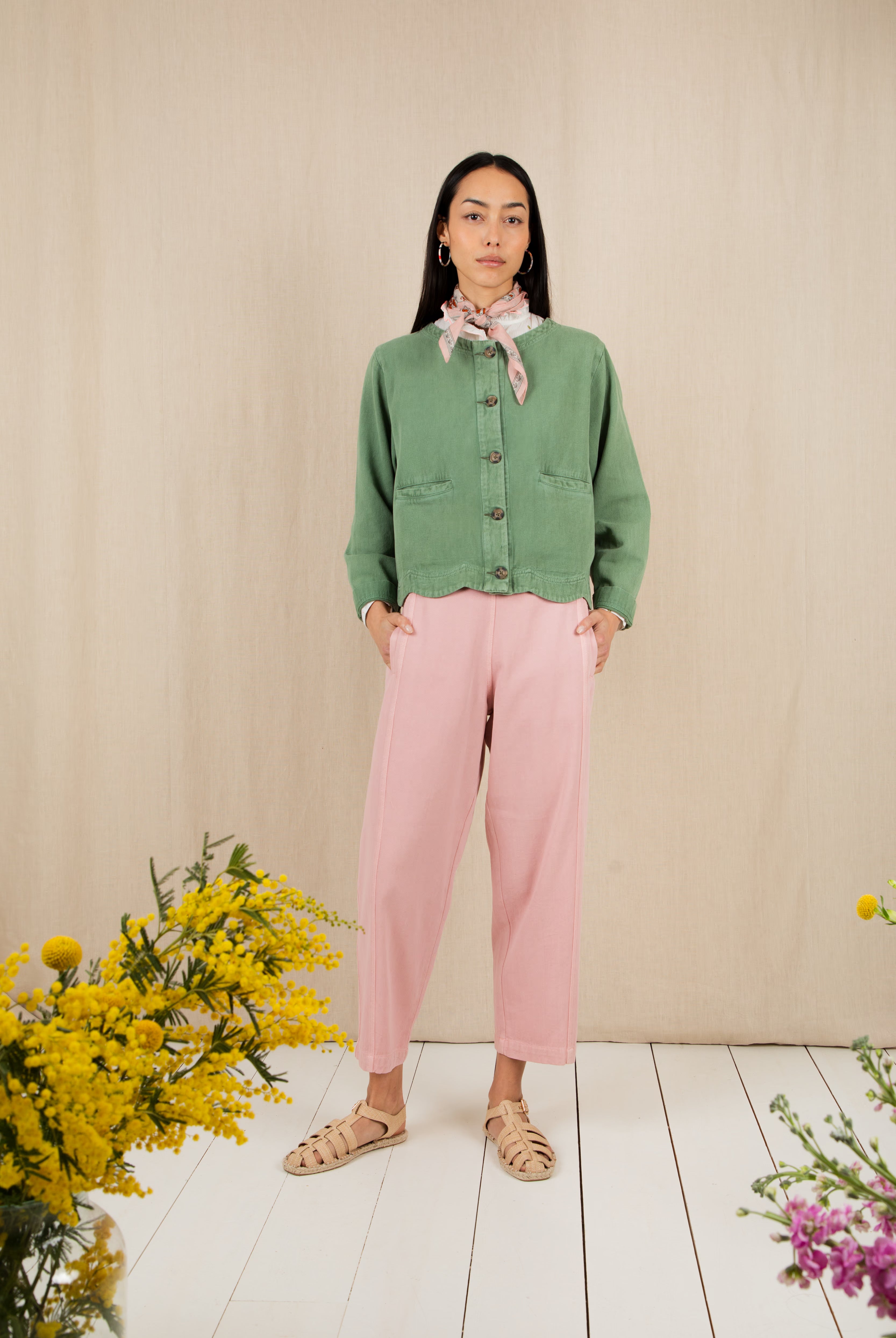 Bonte Marie Jacket - Fern