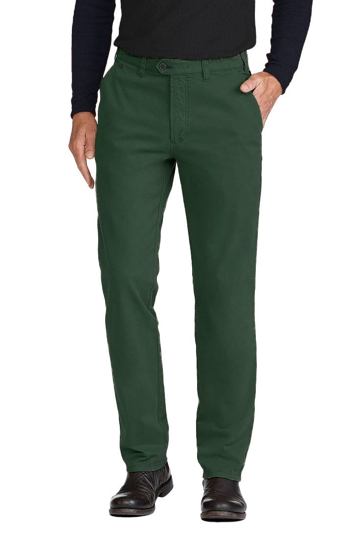 Bruhl Catania B Cotton Stretch Chinos - Green