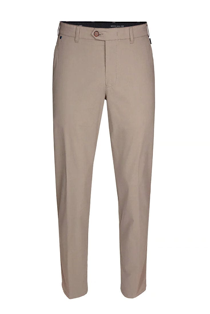 Bruhl London Cotton Stretch Chinos - Sand