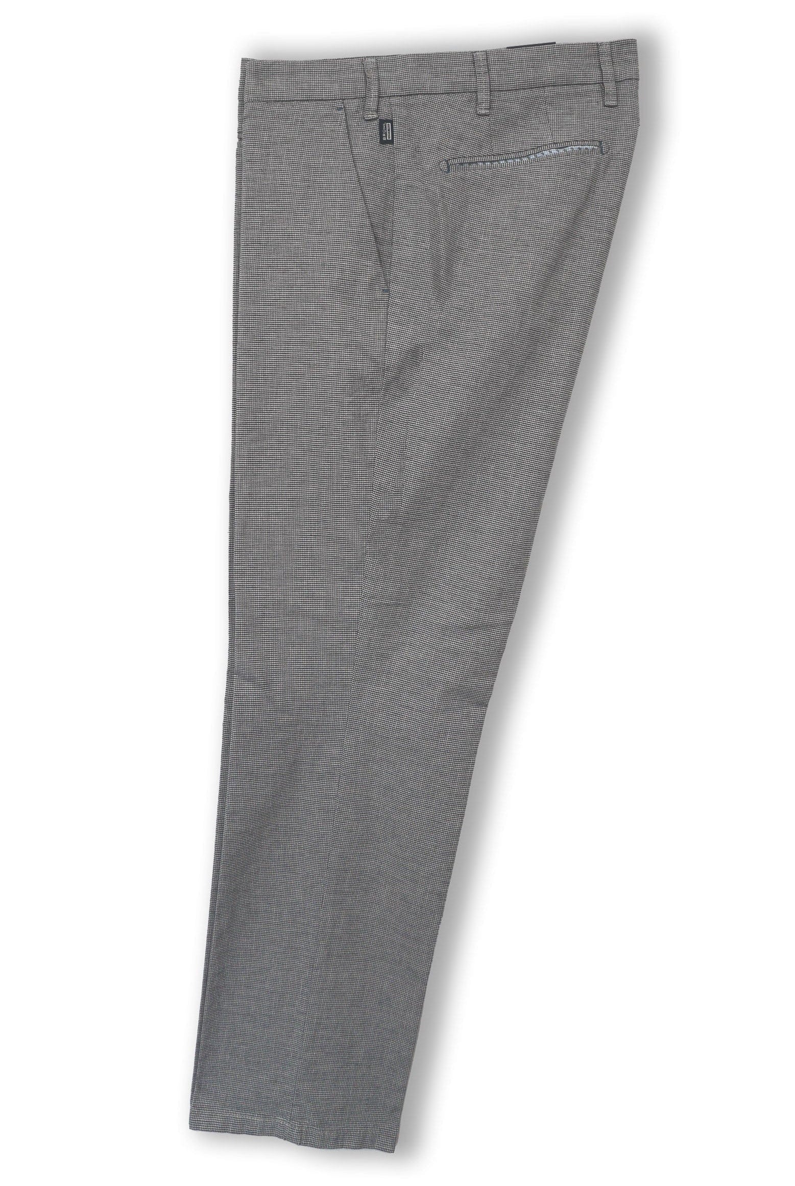 Bruhl Norwich Cotton Linen Stretch Trousers - Blue