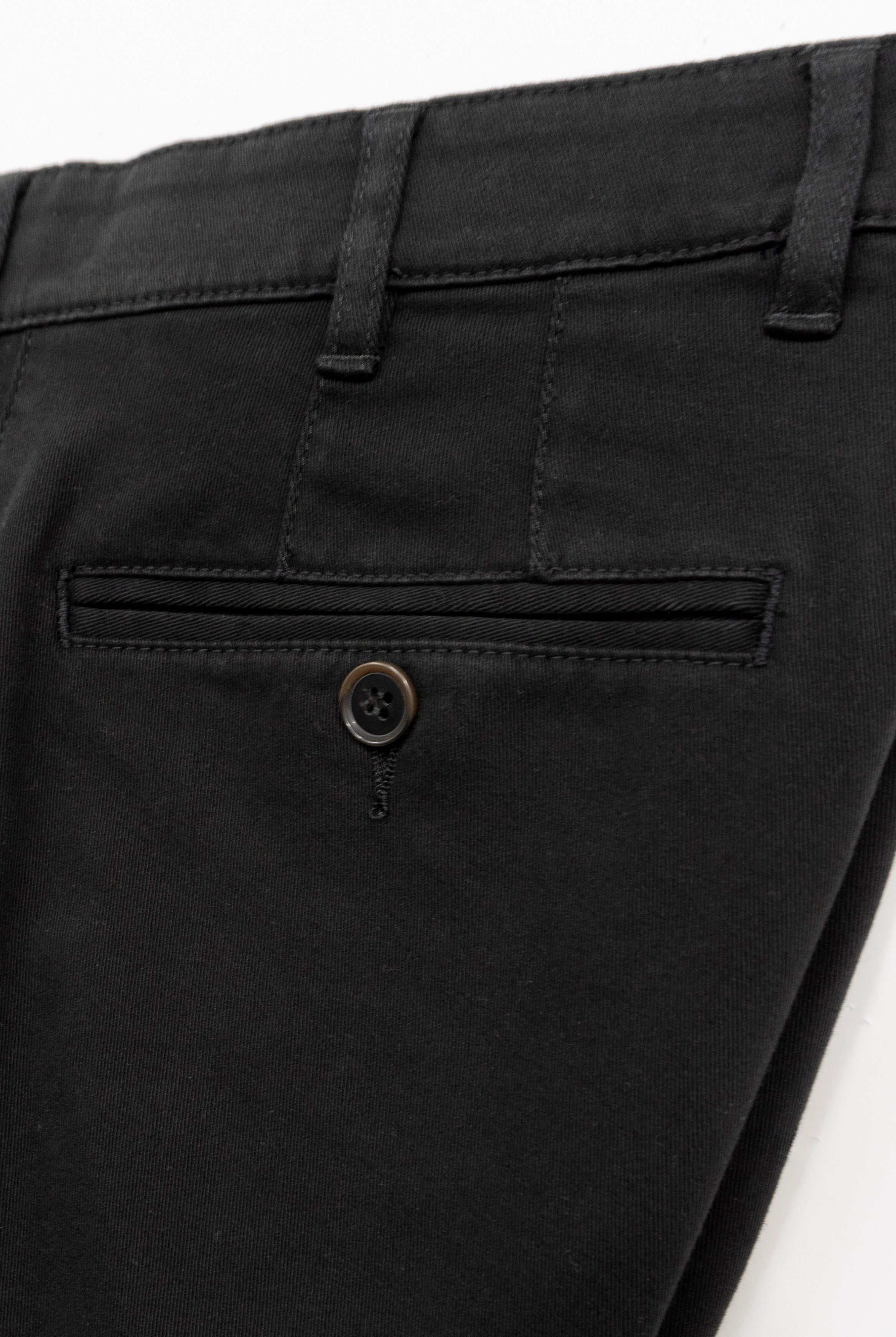 Bruhl Palma B Cotton Stretch Supersoft Chinos - Black