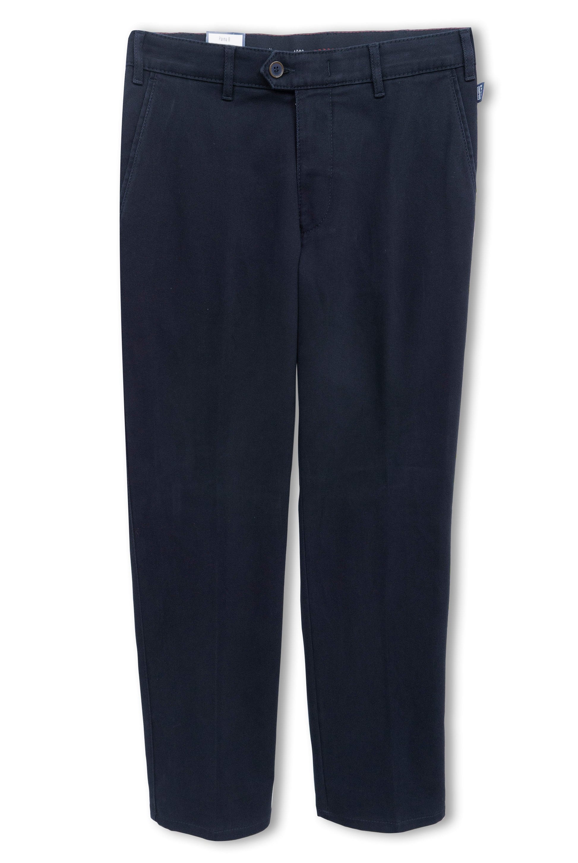 Bruhl Parma B Cotton Stretch Supersoft Mid Weight Chinos - Navy