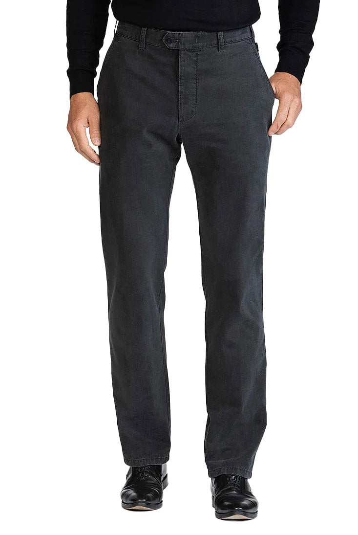 Bruhl Venice B Turn Cotton Stretch Chinos - Anthracite