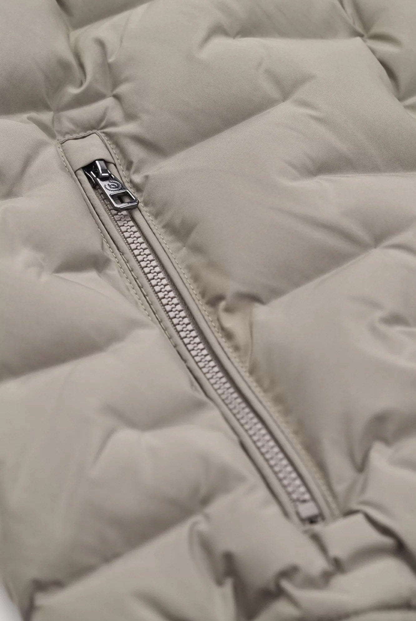 Bugatti Dynamic Quilted Front Knitted Back Jacket - Beige