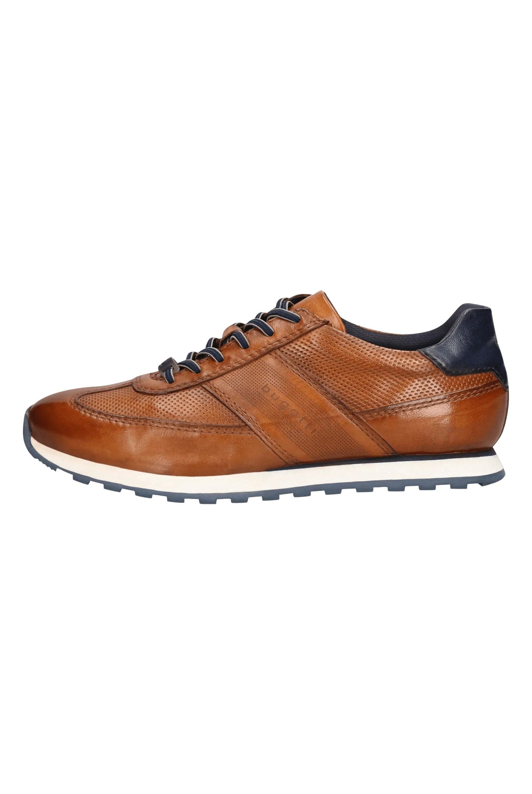 Bugatti Ivar Leather Trainers - Cognac