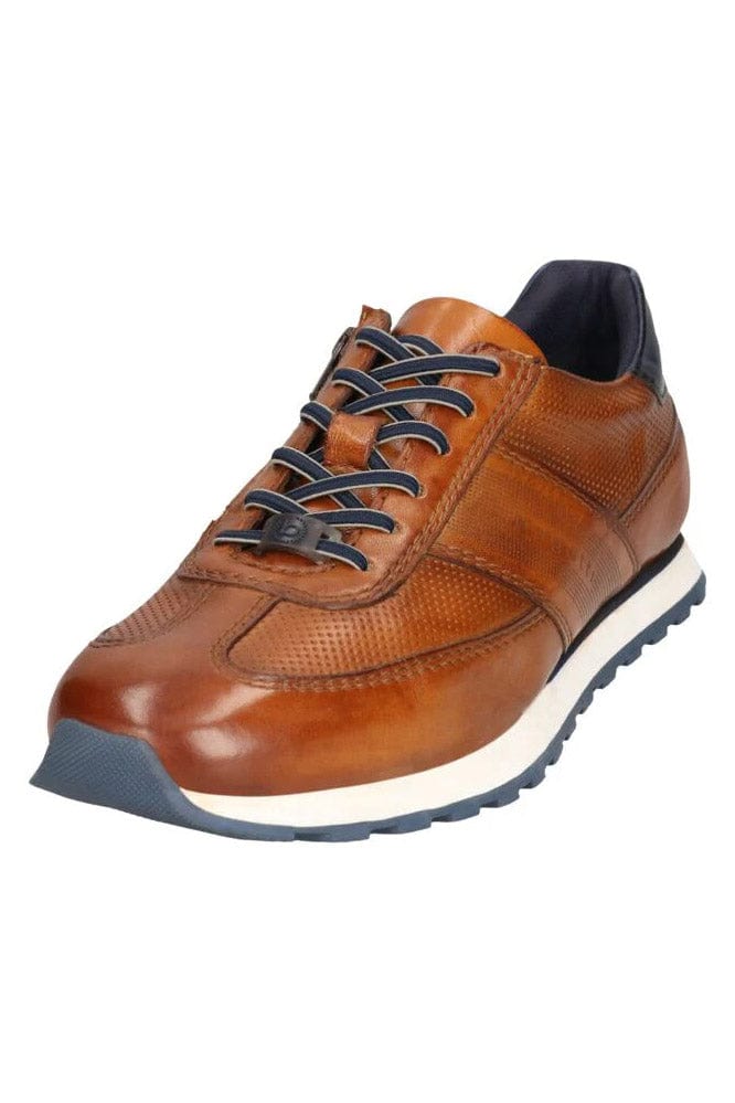 Bugatti Ivar Leather Trainers - Cognac