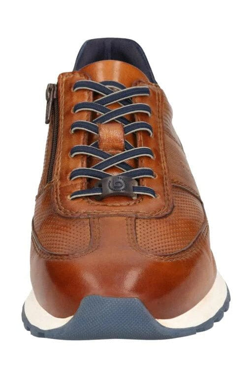 Bugatti Ivar Leather Trainers - Cognac