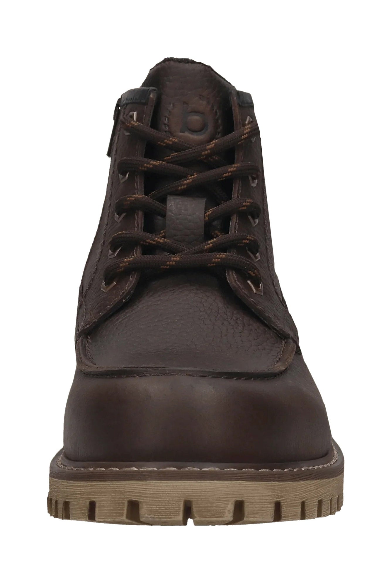 Bugatti Leather Lace-up Boots - Dark Brown