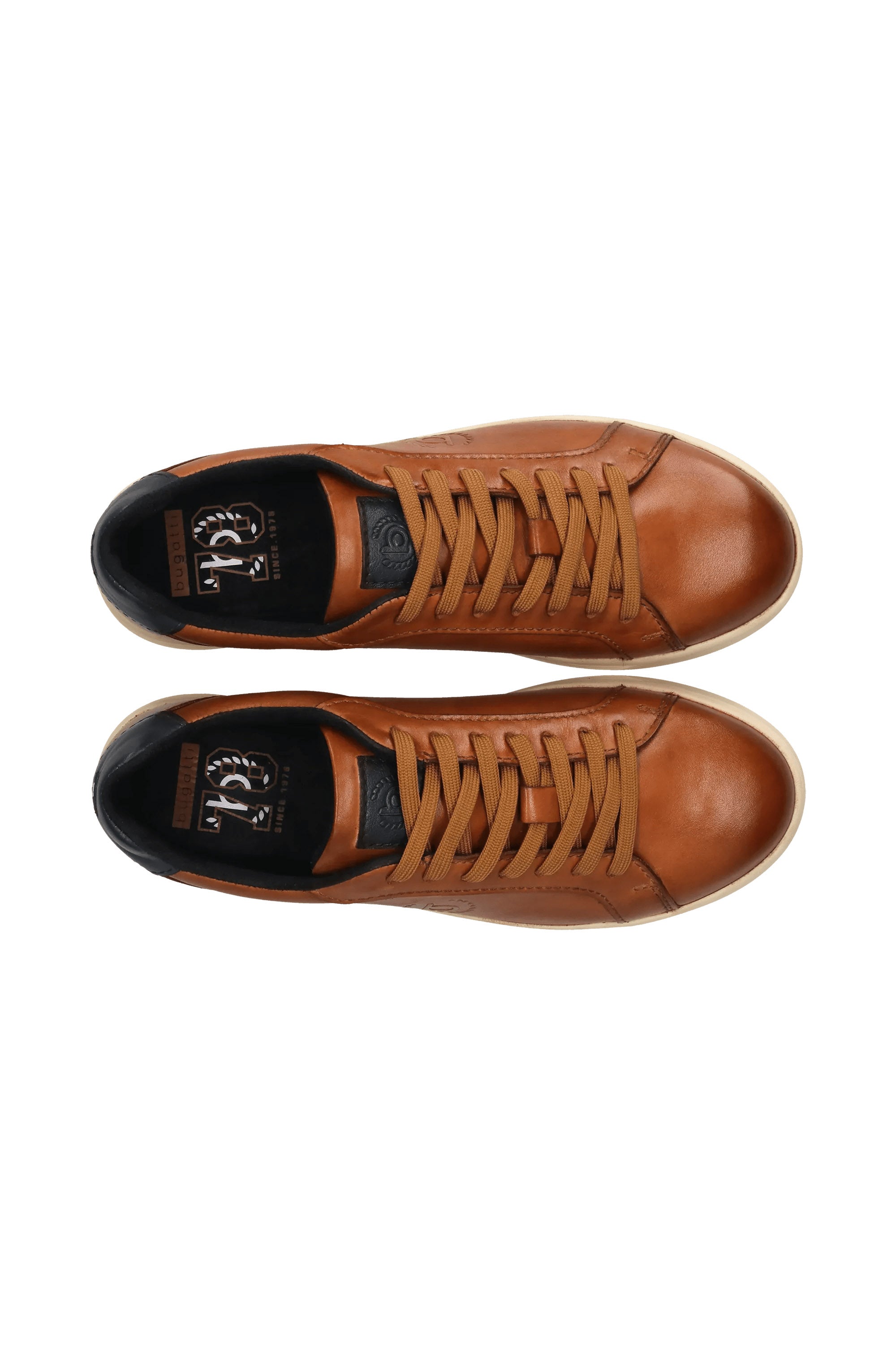Bugatti Leather Trainer - Cognac