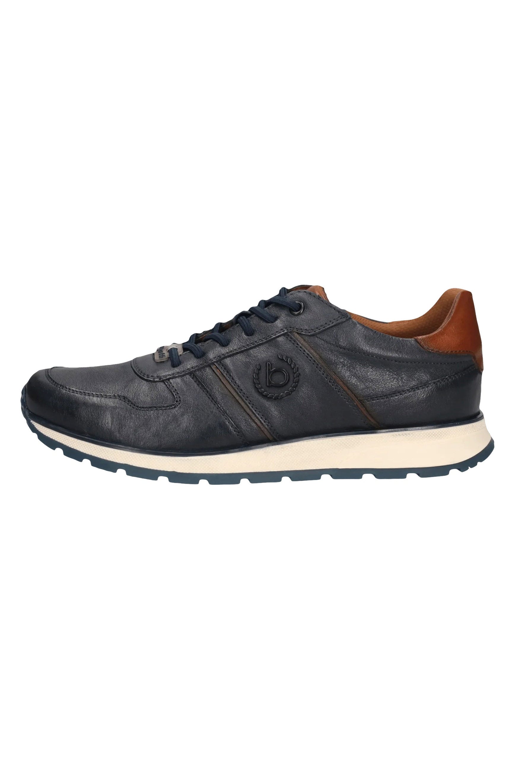 Bugatti Leather Trainers - Dark Navy