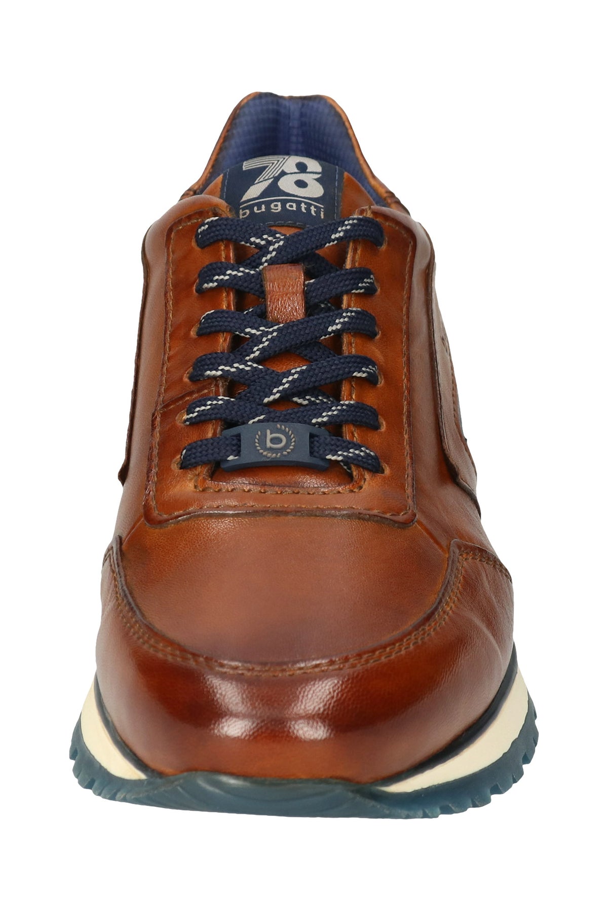 Bugatti Philip Leather Trainer - Cognac