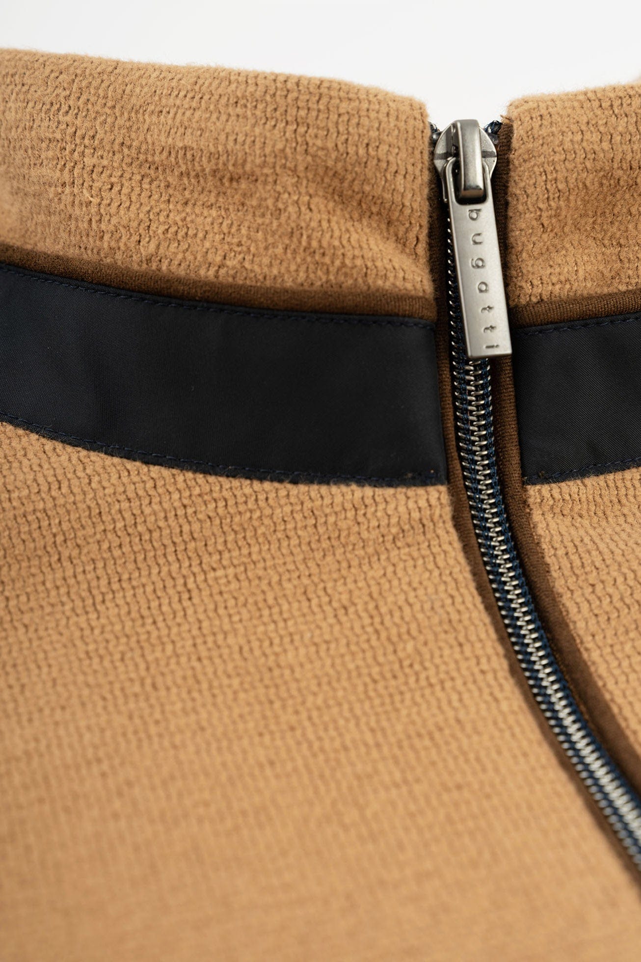 Bugatti Quarter Zip Super Soft Sweatshirt - Cognac