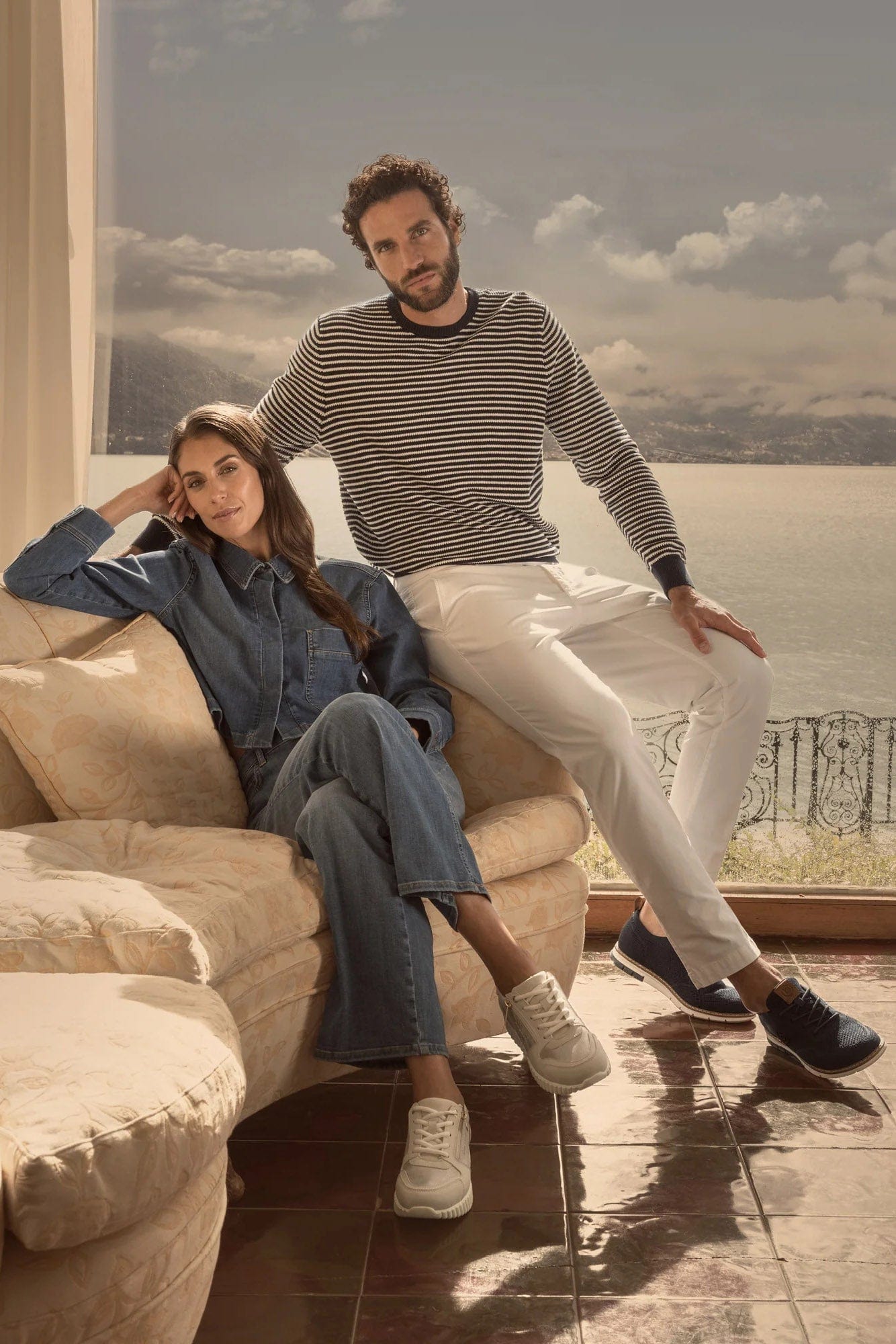 Bugatti Sandman Breathable Knit Shoes - Dark Blue