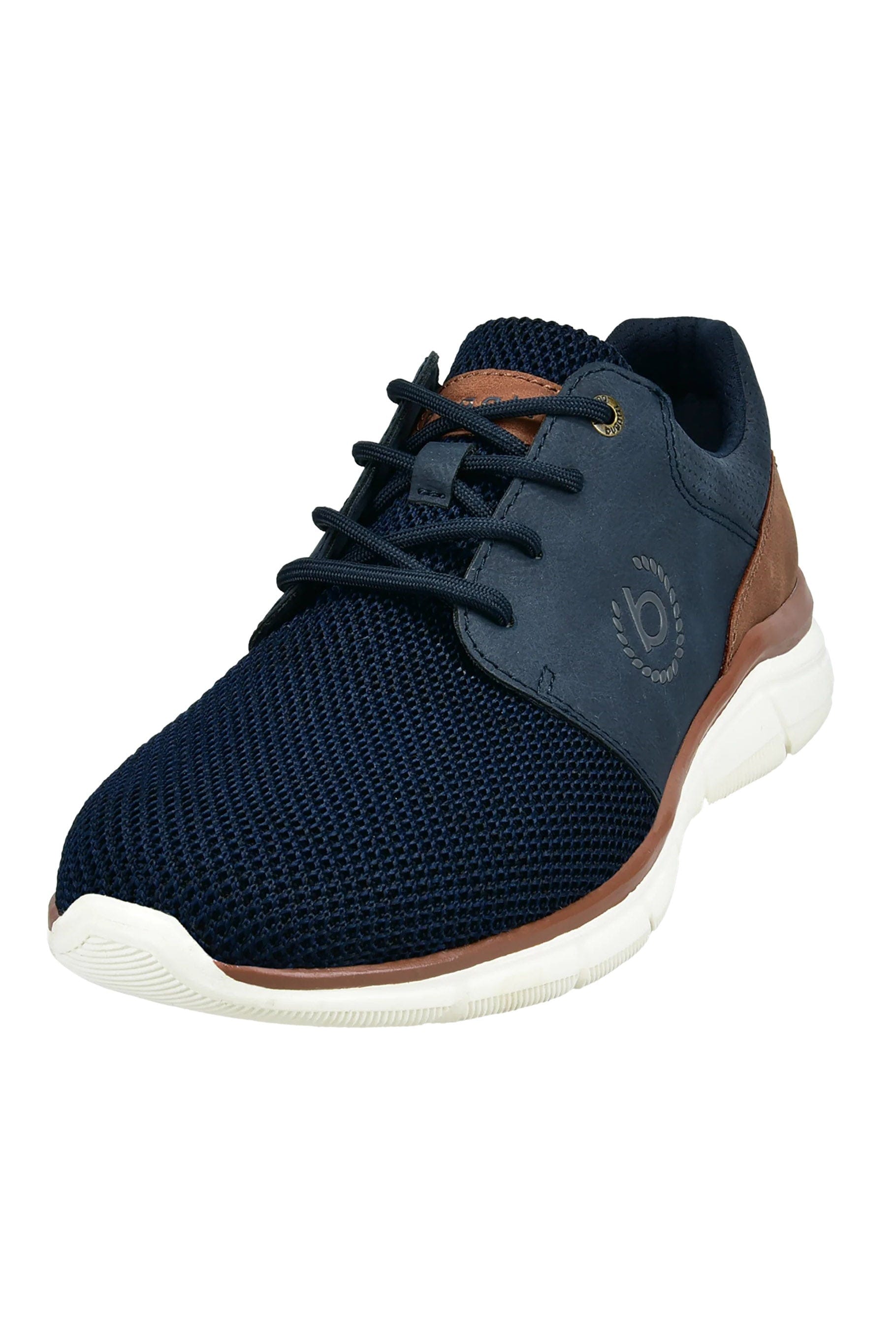 Bugatti Soa Knit Detail Trainers - Dark Blue