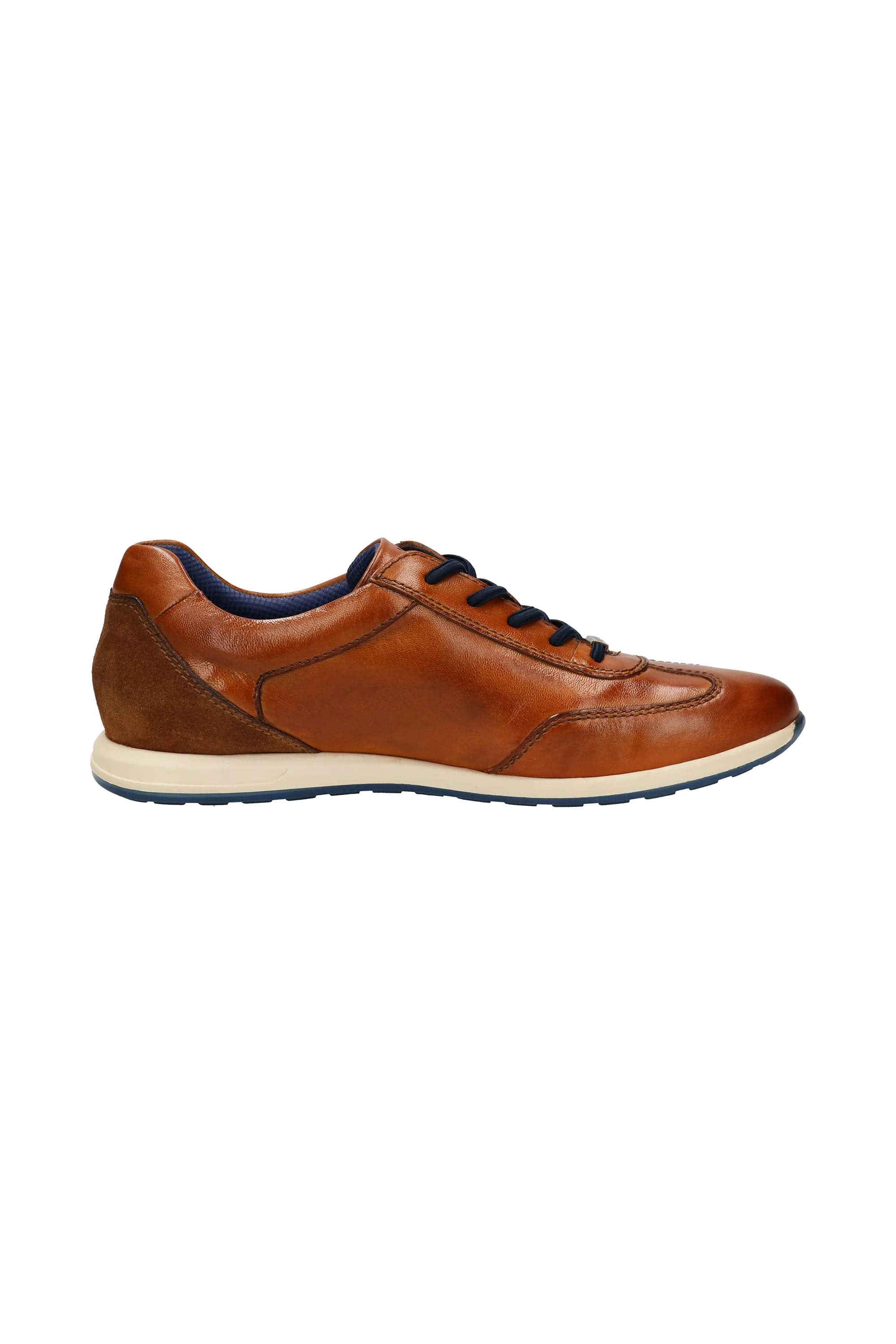 Bugatti Thorello Leather Trainers - Cognac