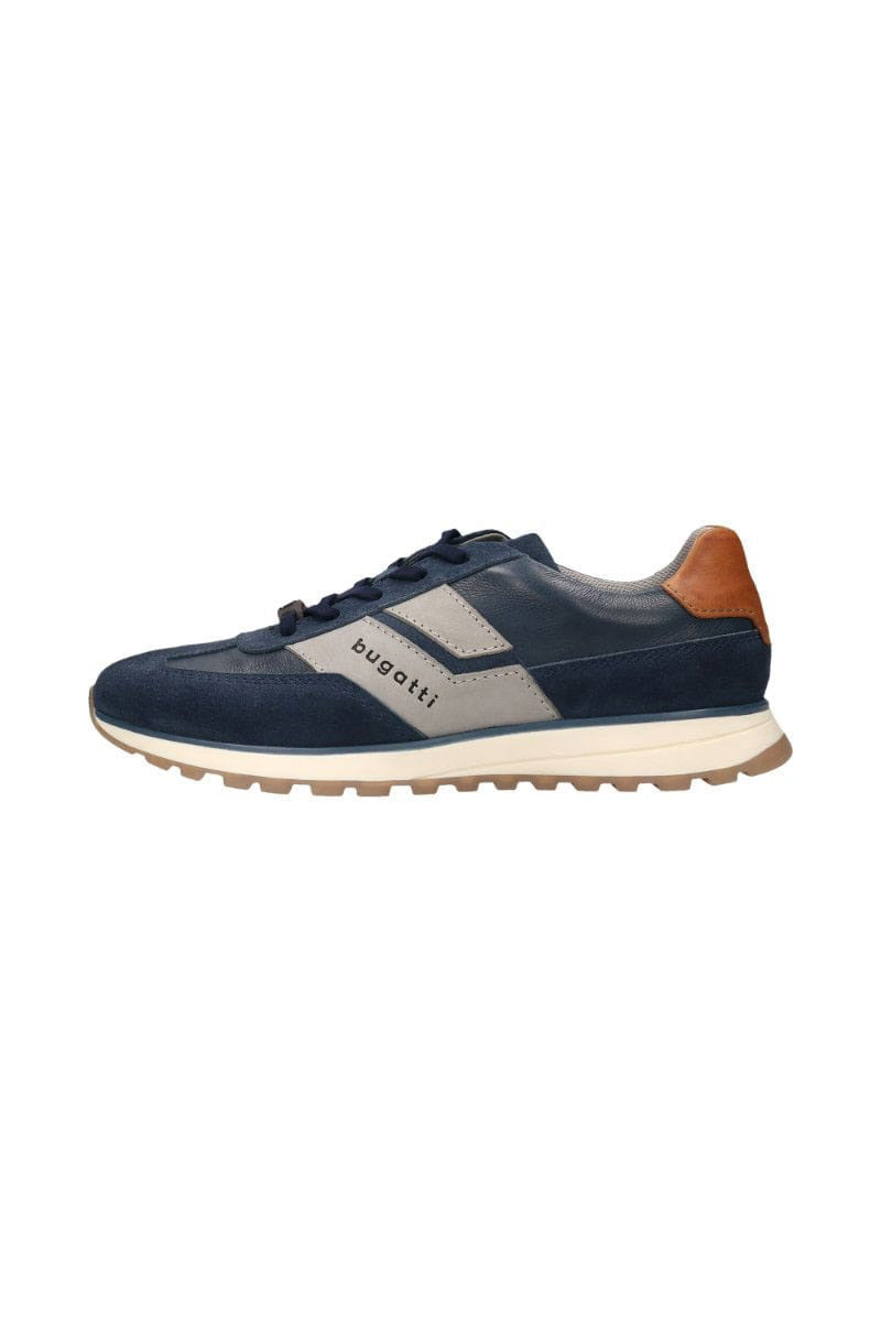 Bugatti Timon Leather Trainer - Blue