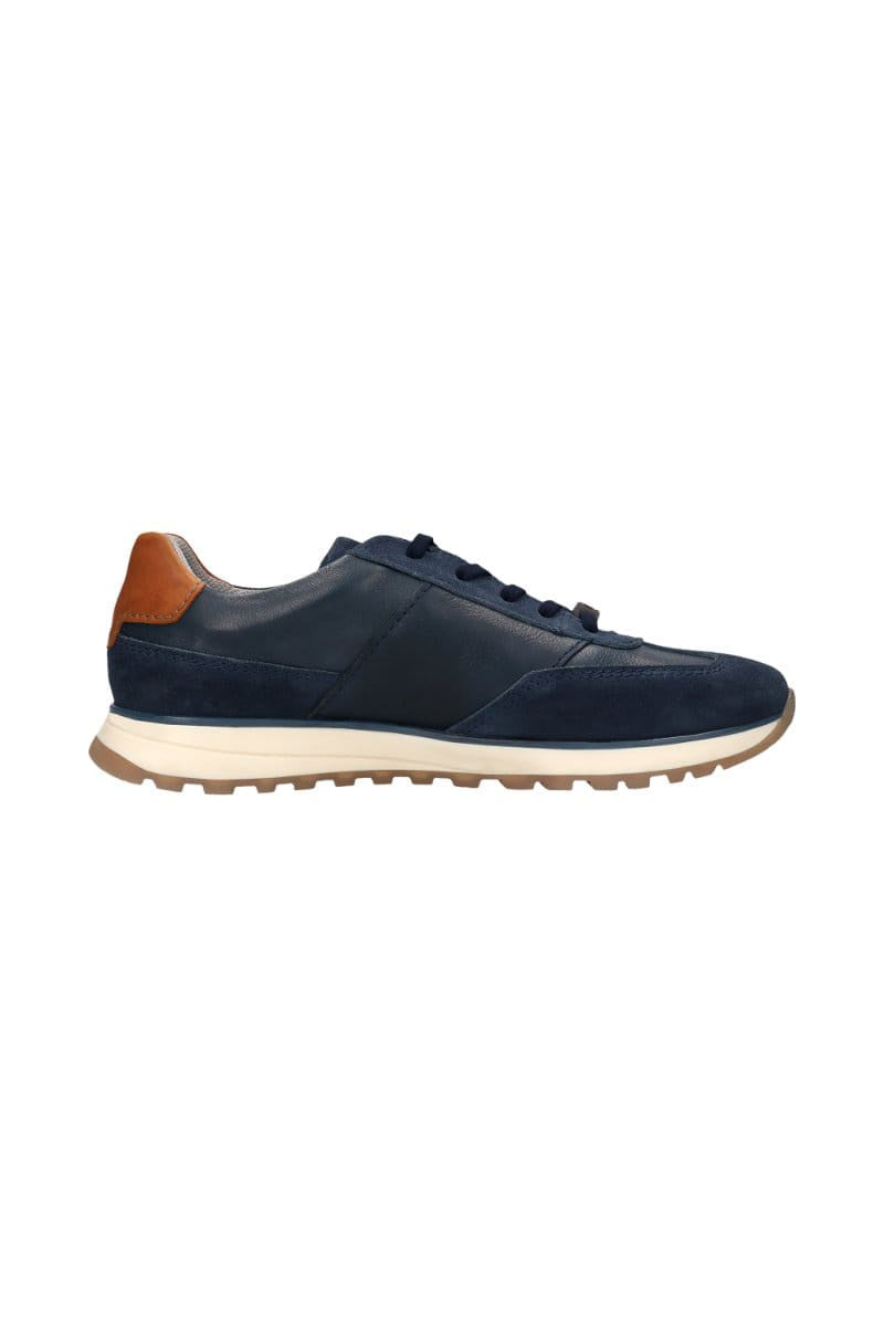 Bugatti Timon Leather Trainer - Blue