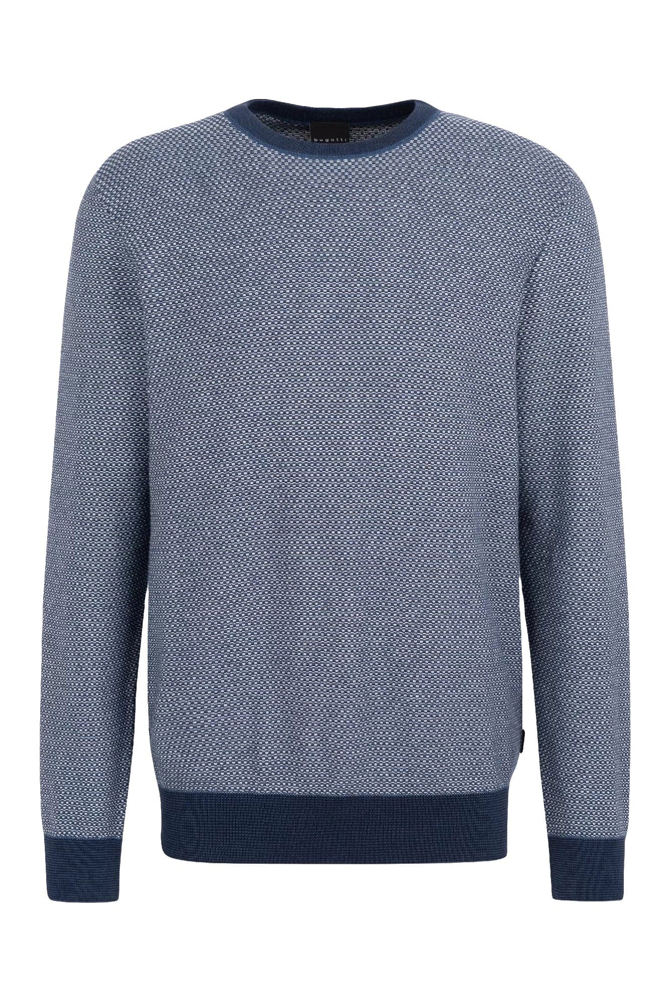 Bugatti Tri Knit Jumper - Navy Blue