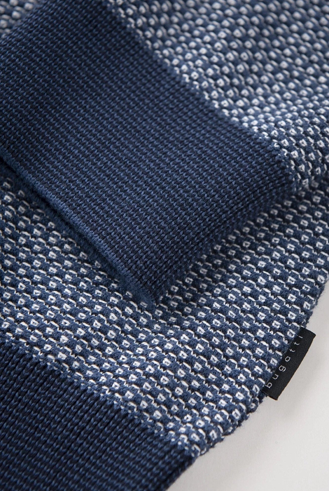 Bugatti Tri Knit Jumper - Navy Blue